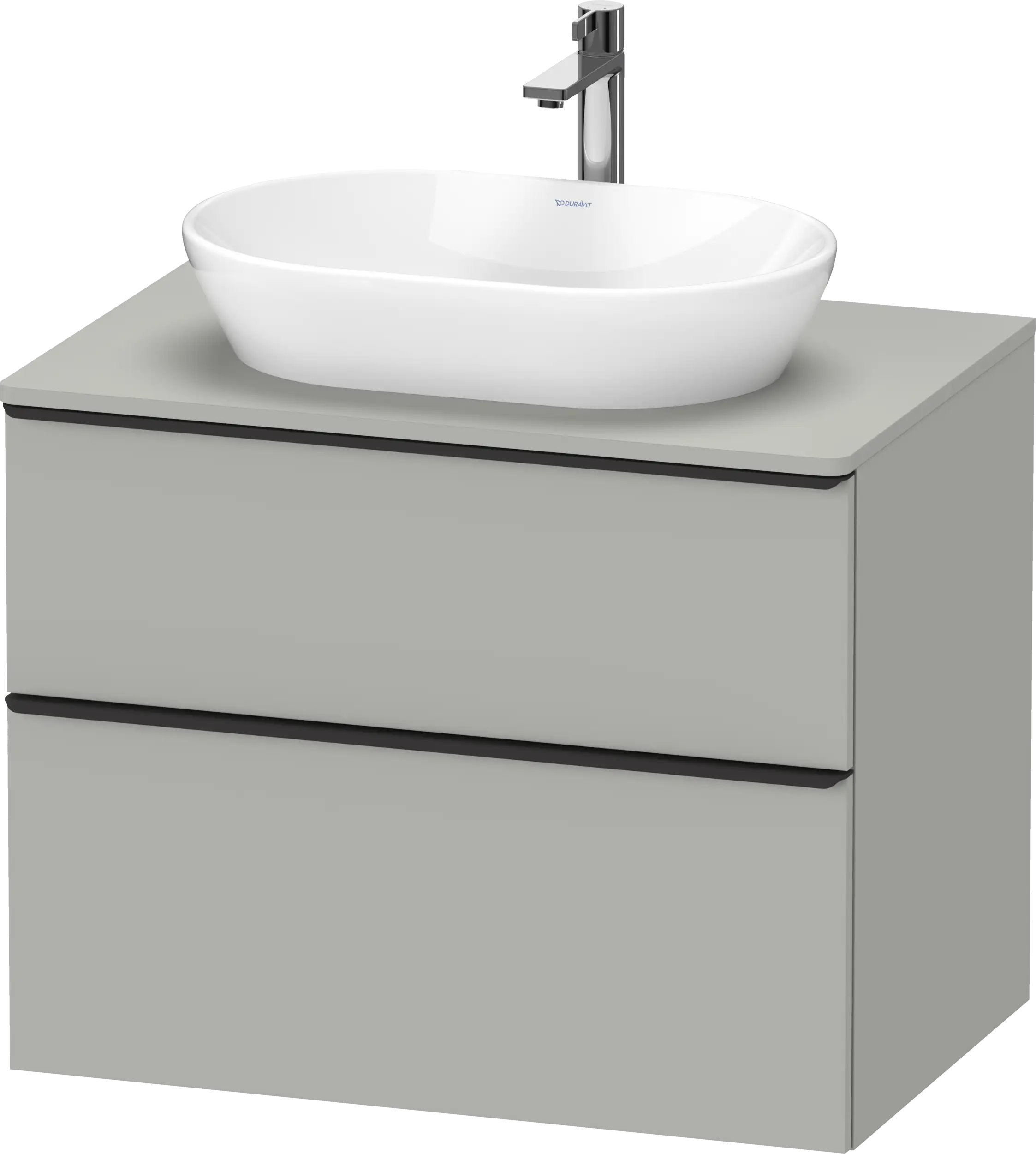 Duravit D-Neo 31 1/2'' Wall Mount Two Drawer Single Vanity Cabinet, Sink Sold Separately