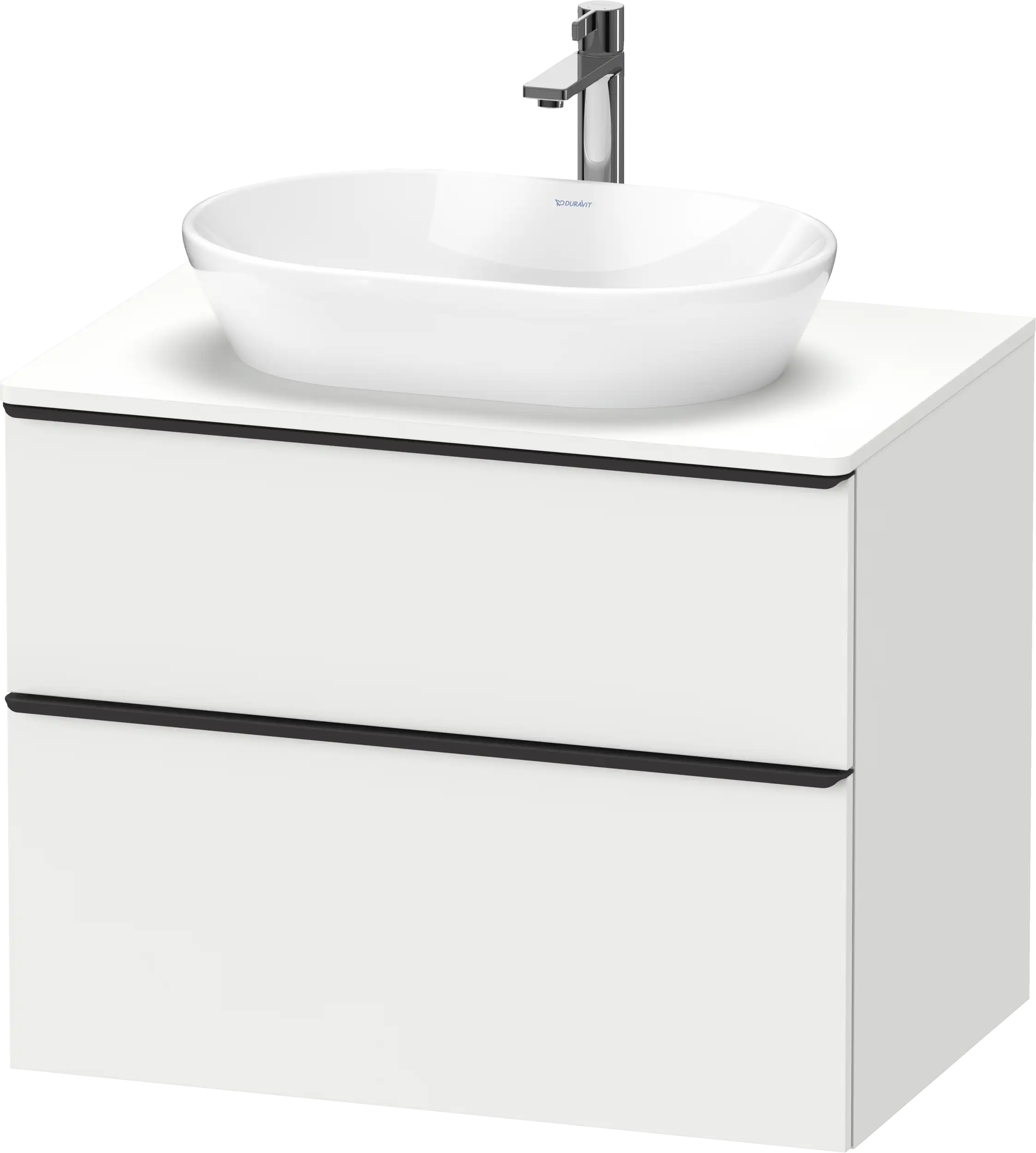Duravit D-Neo 31 1/2'' Wall Mount Two Drawer Single Vanity Cabinet, Sink Sold Separately