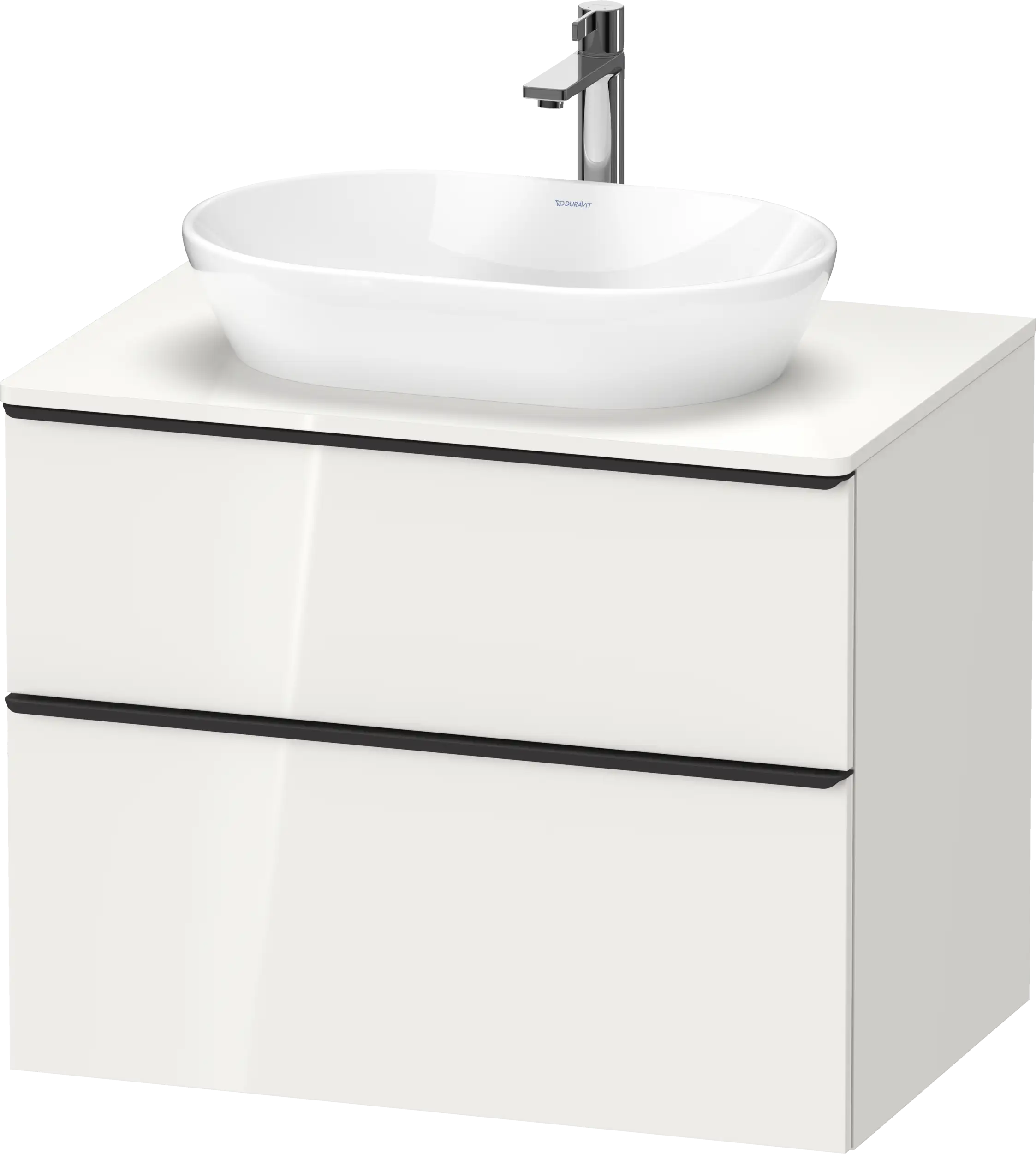 Duravit D-Neo 31 1/2'' Wall Mount Two Drawer Single Vanity Cabinet, Sink Sold Separately