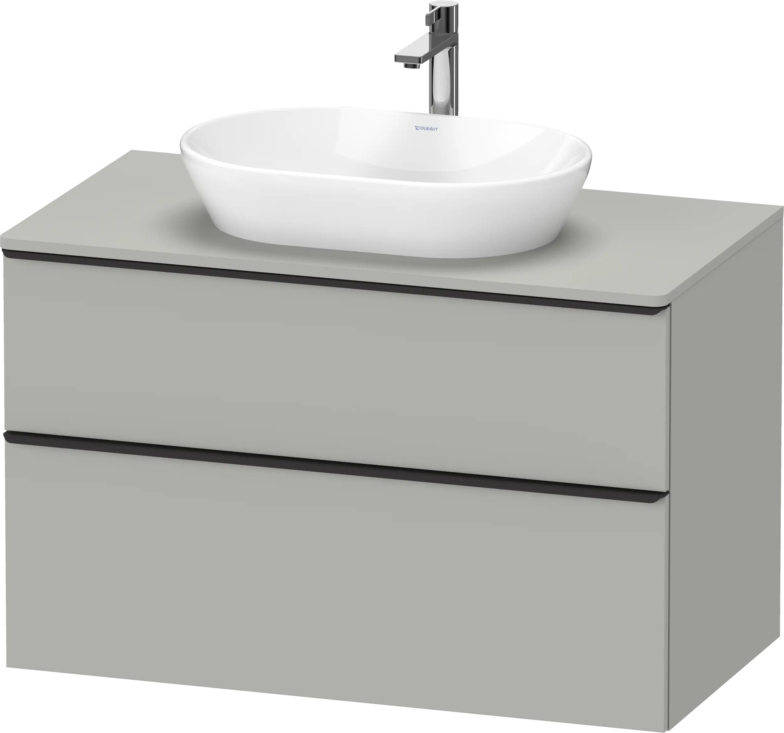 Duravit D-Neo 39 3/8'' Two Drawer Single Vanity Cabinet, Sink Sold Separately