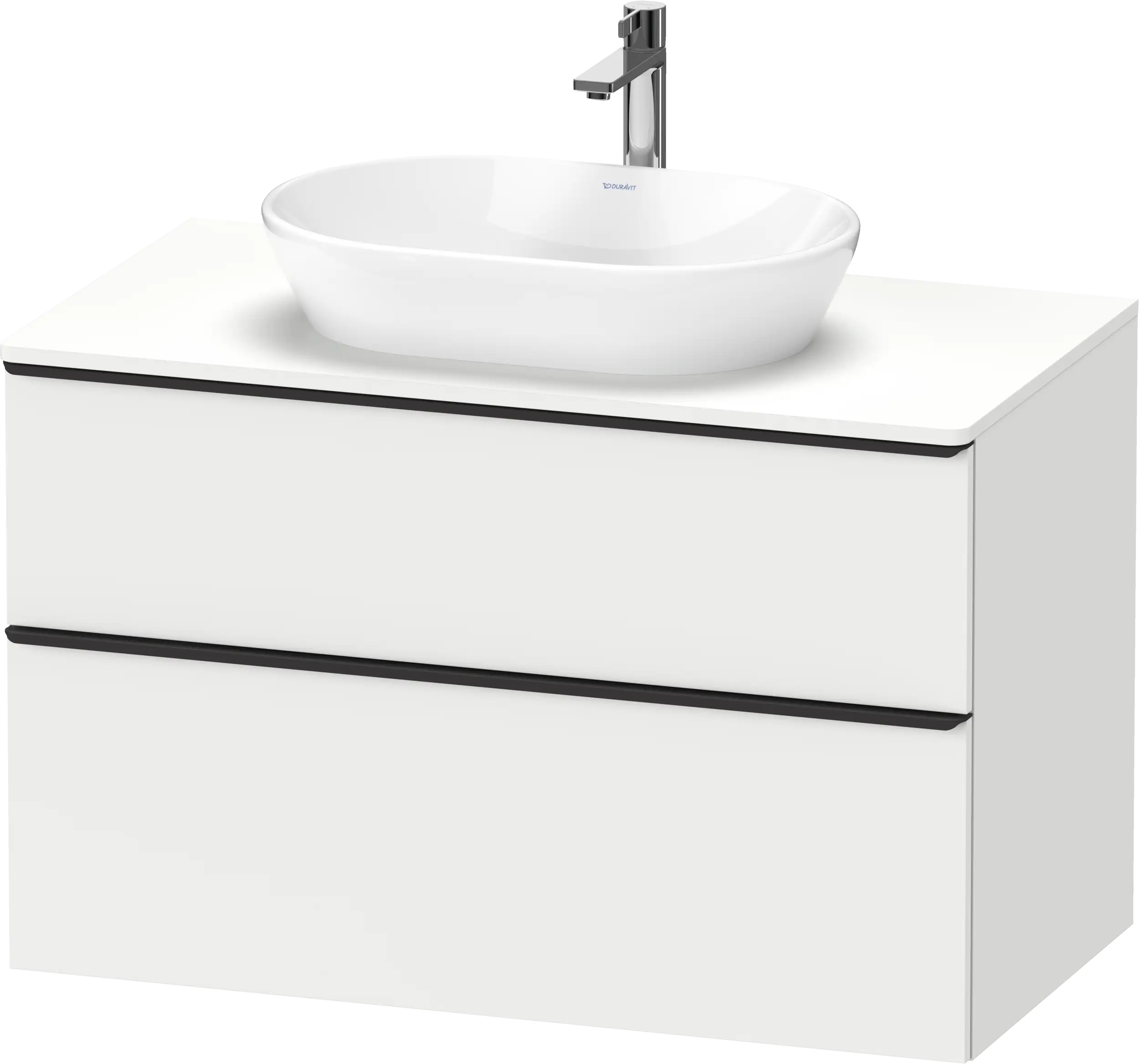 Duravit D-Neo 39 3/8'' Two Drawer Single Vanity Cabinet, Sink Sold Separately