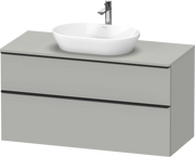 Duravit D-Neo 47 1/4'' Wall Mount Two Drawer Single Vanity Cabinet, Sink Sold Separately