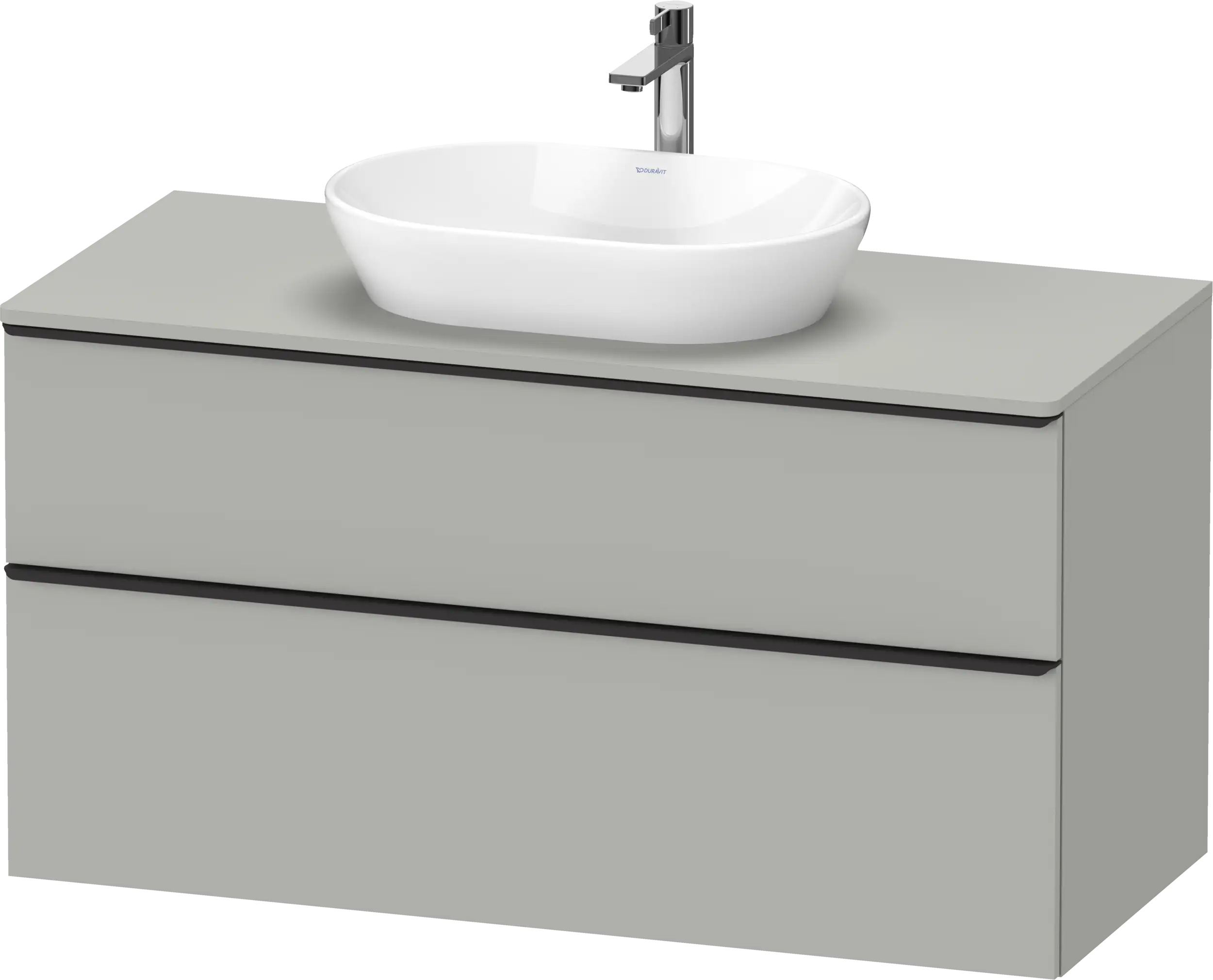 Duravit D-Neo 47 1/4'' Wall Mount Two Drawer Single Vanity Cabinet, Sink Sold Separately