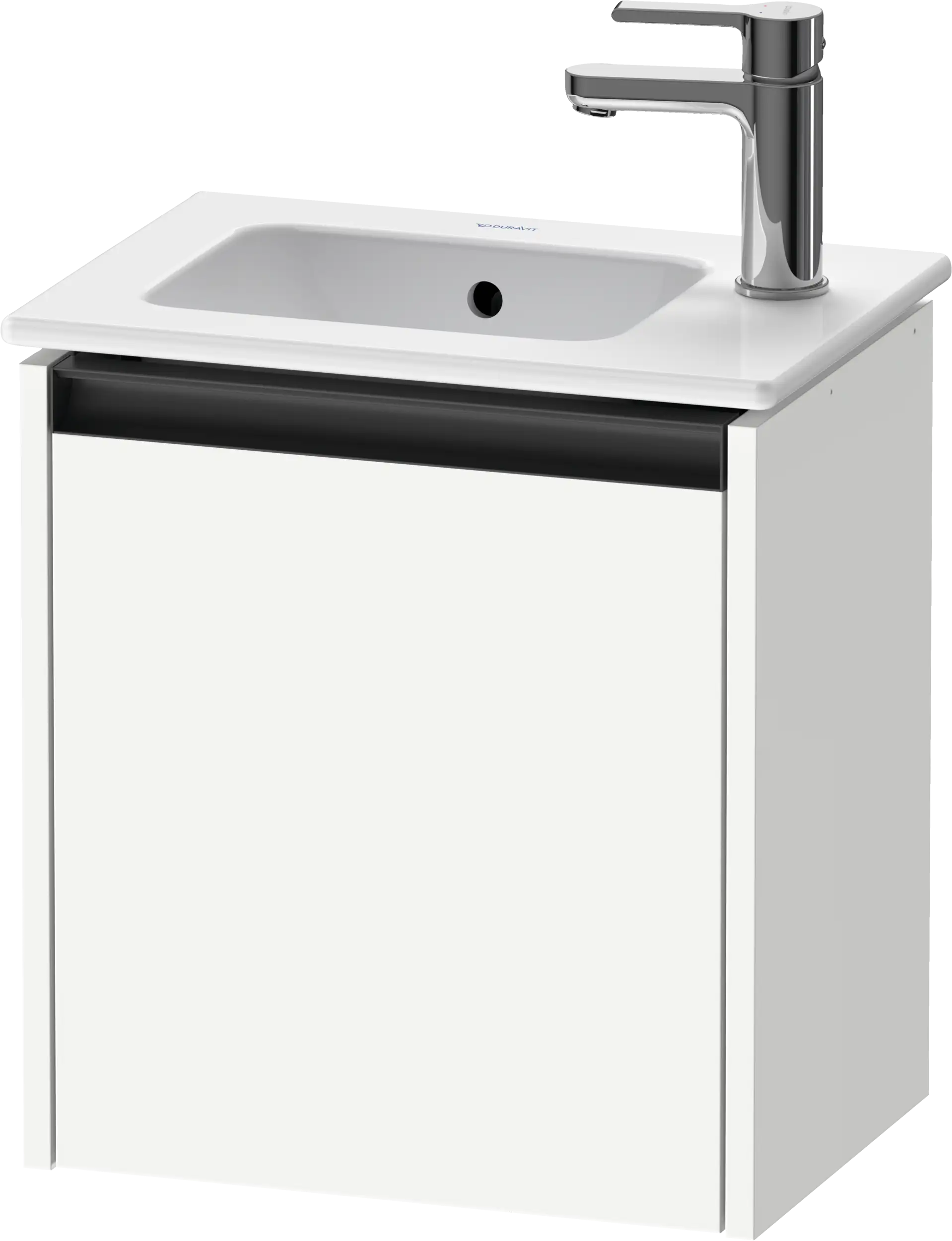 Duravit Ketho.2 16 1/8'' Wall Mount One Door Single Vanity Cabinet, Sink Sold Separately