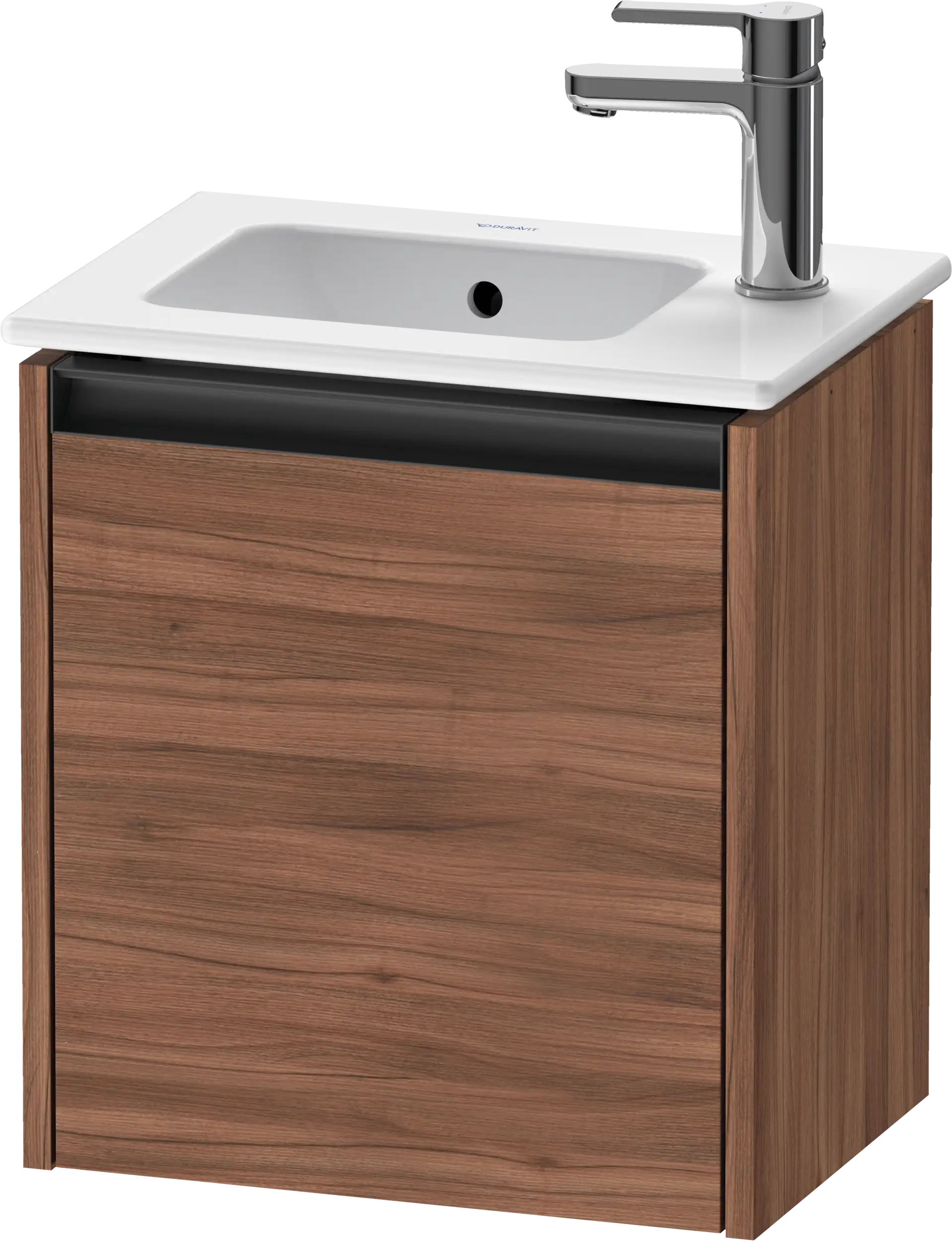 Duravit Ketho.2 16 1/8'' Wall Mount One Door Single Vanity Cabinet, Sink Sold Separately