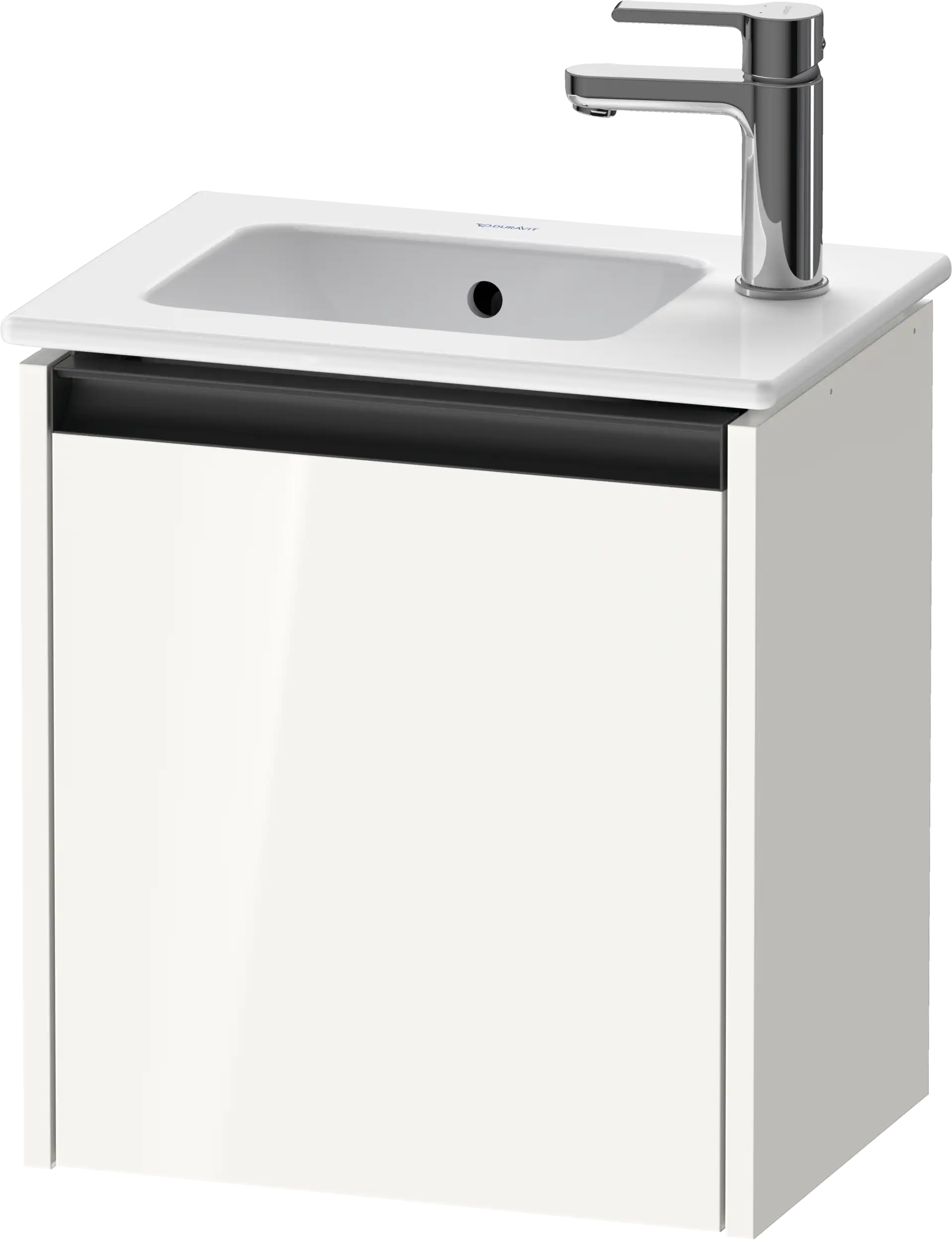 Duravit Ketho.2 16 1/8'' Wall Mount One Door Single Vanity Cabinet, Sink Sold Separately