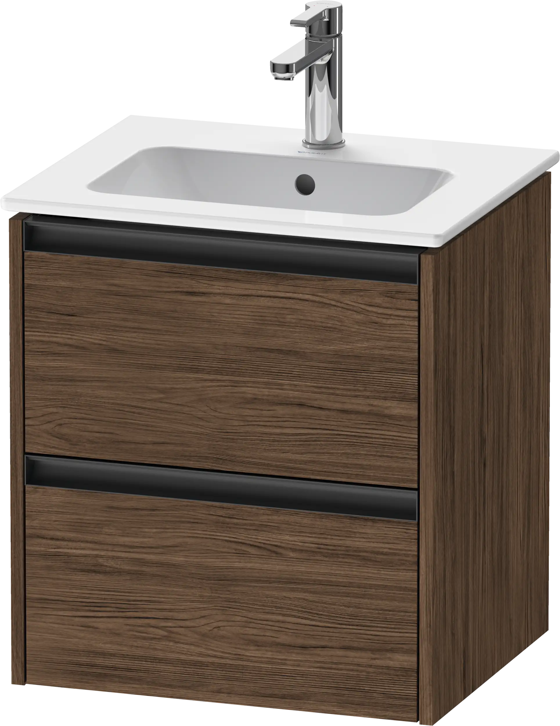 Duravit Ketho.2 20 1/8'' Wall Mount Two Drawer Single Vanity Cabinet, Sink Sold Separately