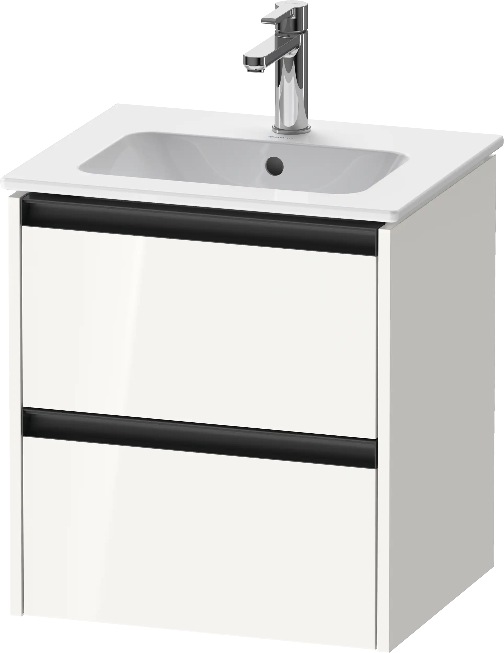 Duravit Ketho.2 20 1/8'' Wall Mount Two Drawer Single Vanity Cabinet, Sink Sold Separately