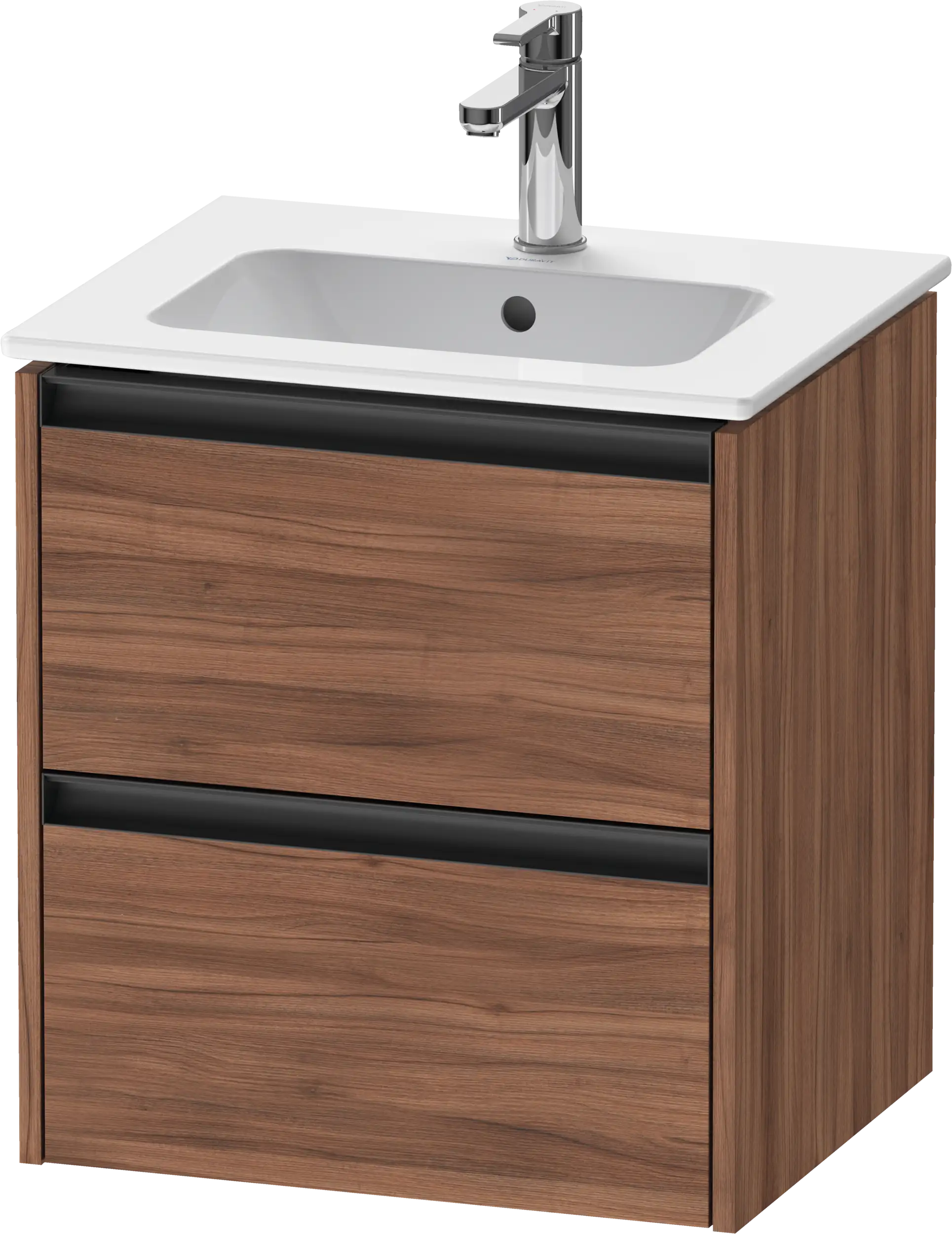Duravit Ketho.2 20 1/8'' Wall Mount Two Drawer Single Vanity Cabinet, Sink Sold Separately