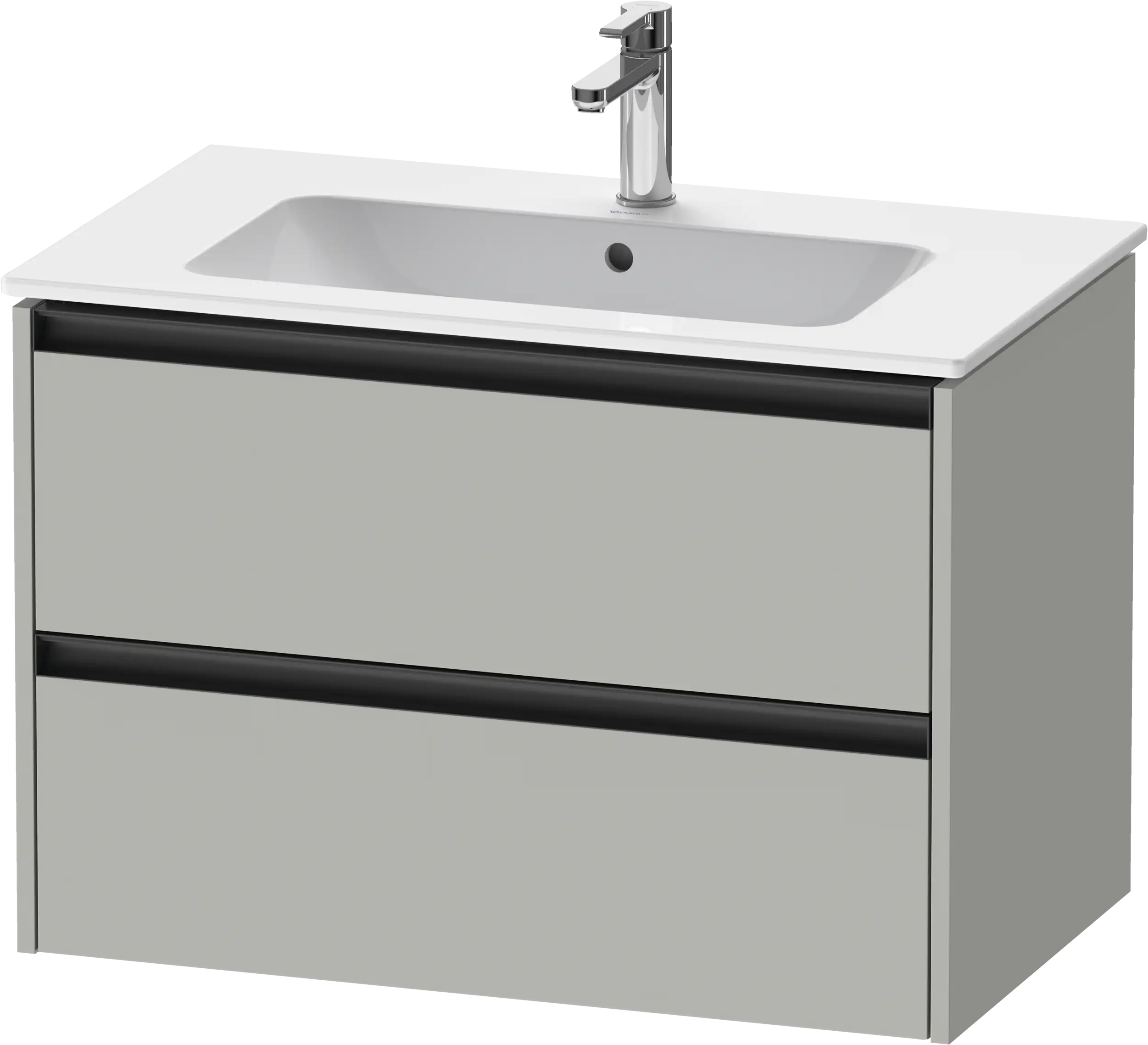 Duravit Ketho.2 31 7/8'' Wall Mount Two Drawer Single Vanity Cabinet, Sink Sold Separately