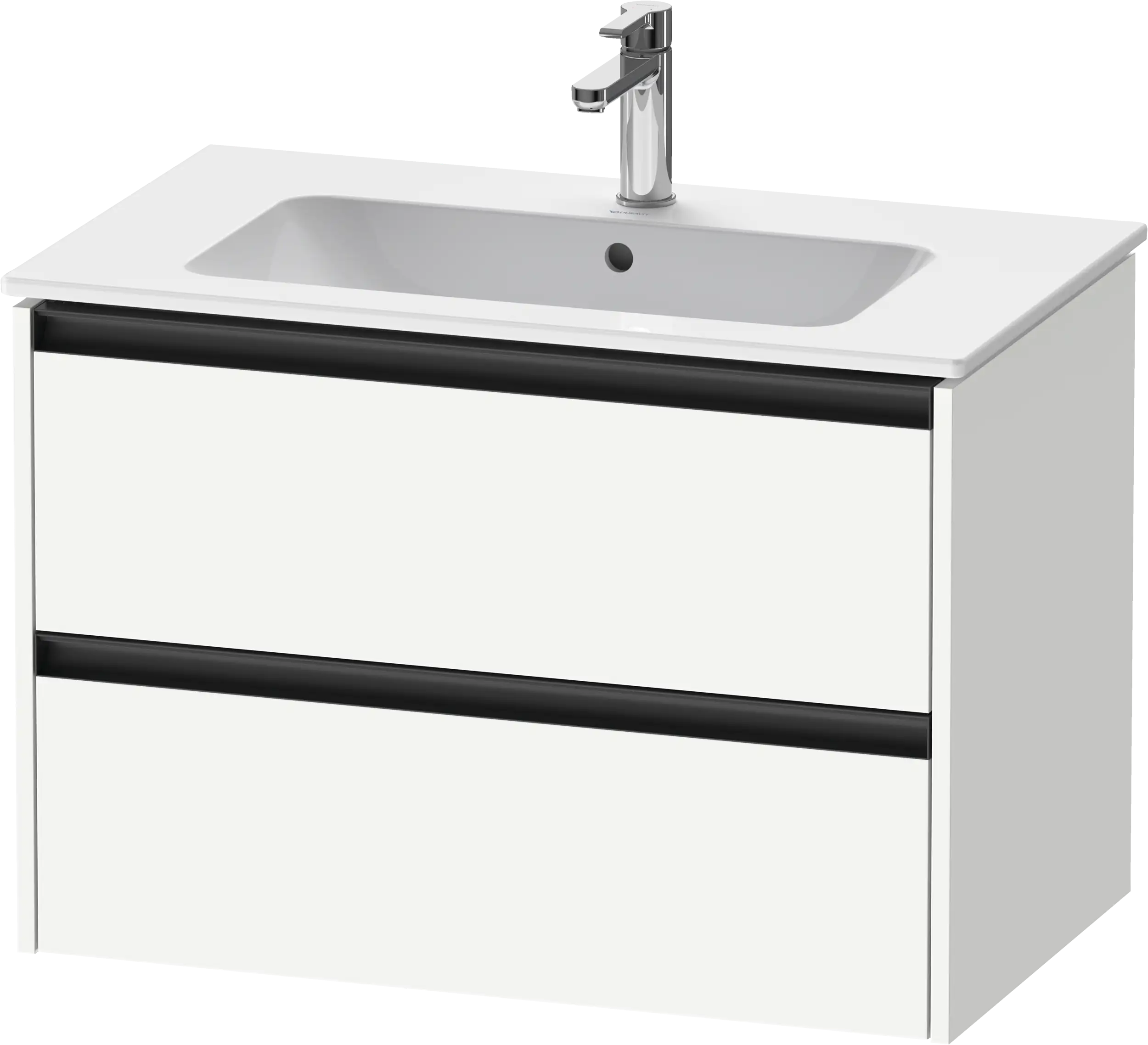 Duravit Ketho.2 31 7/8'' Wall Mount Two Drawer Single Vanity Cabinet, Sink Sold Separately
