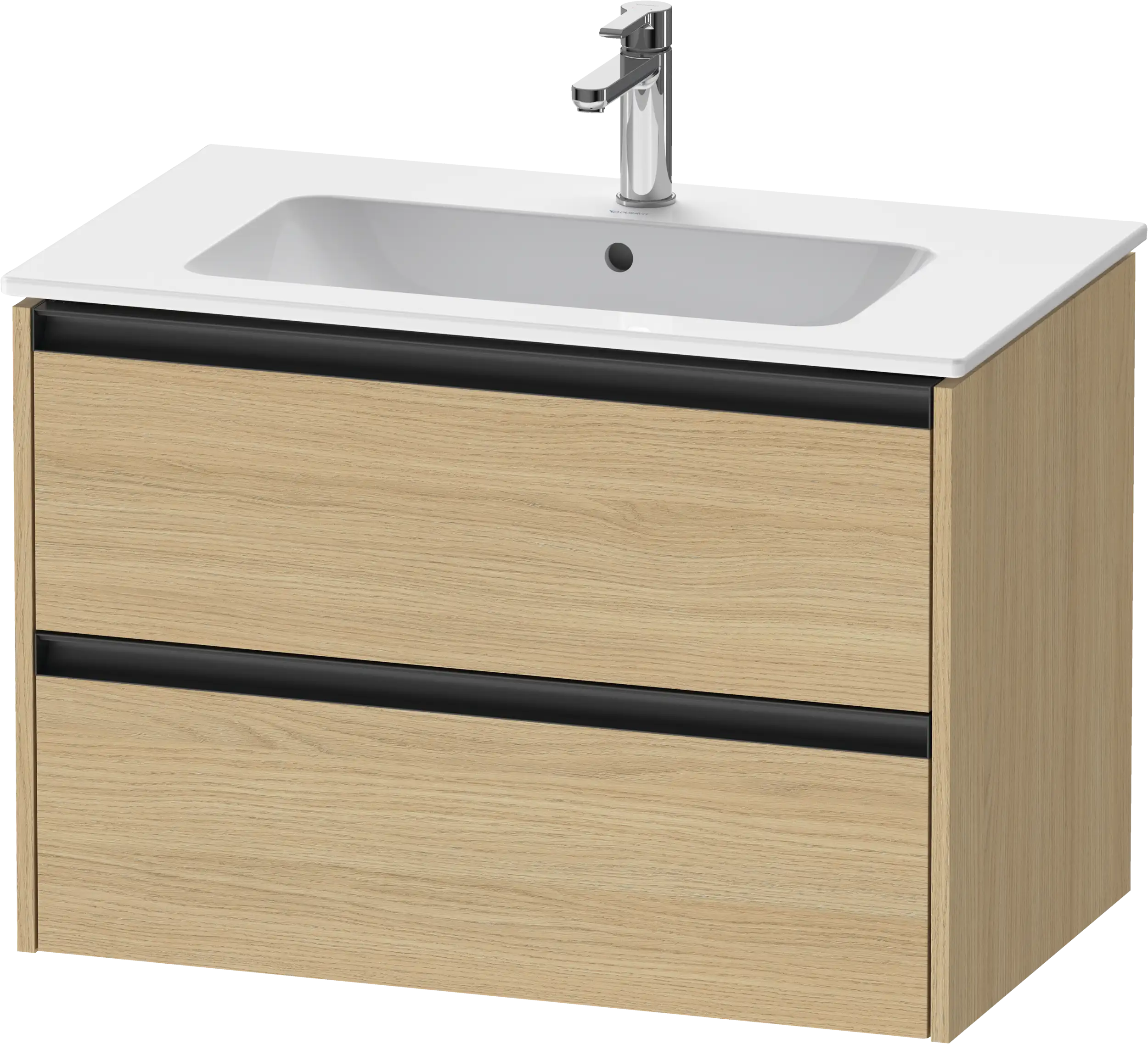 Duravit Ketho.2 31 7/8'' Wall Mount Two Drawer Single Vanity Cabinet, Sink Sold Separately