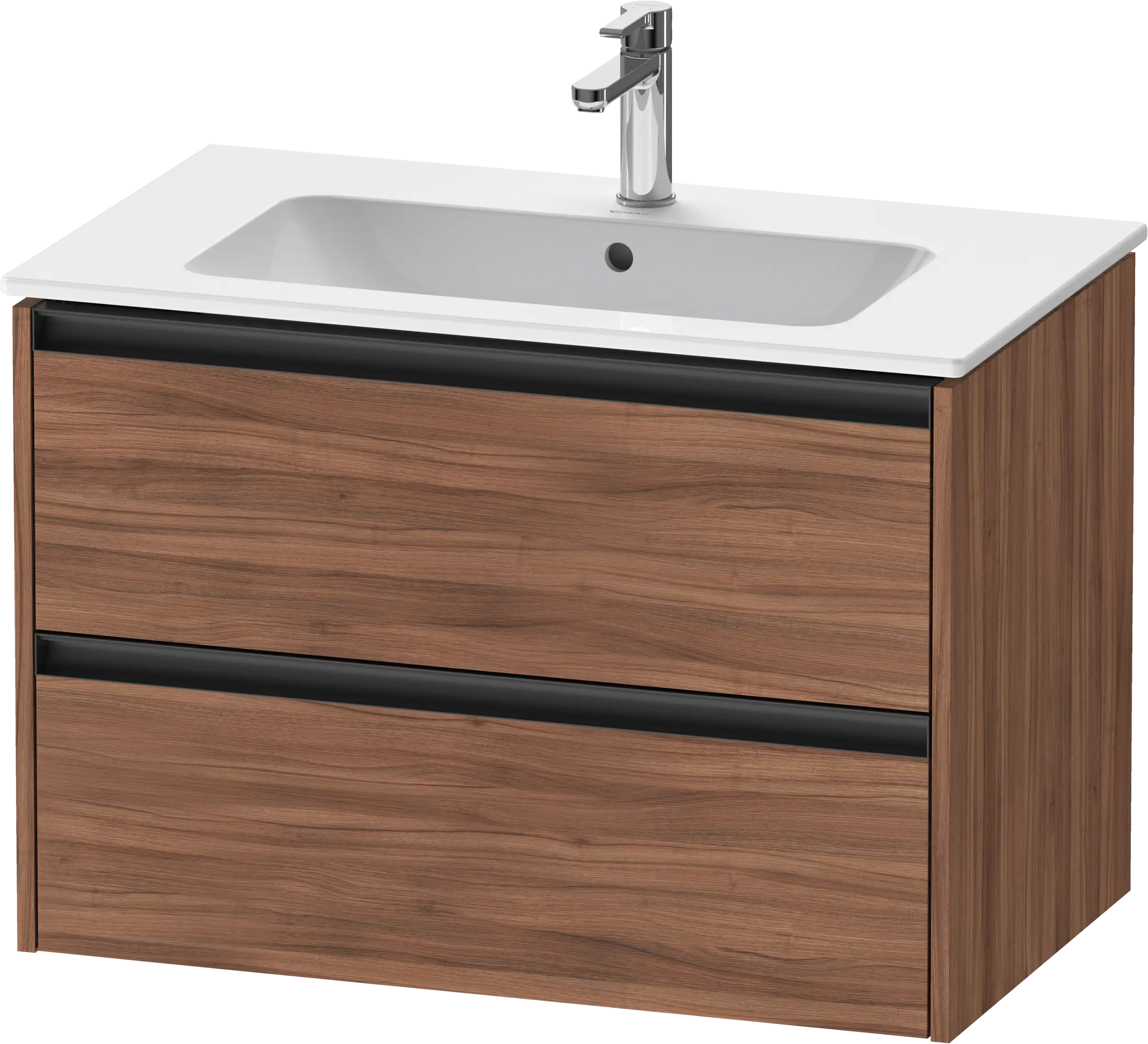 Duravit Ketho.2 31 7/8'' Wall Mount Two Drawer Single Vanity Cabinet, Sink Sold Separately