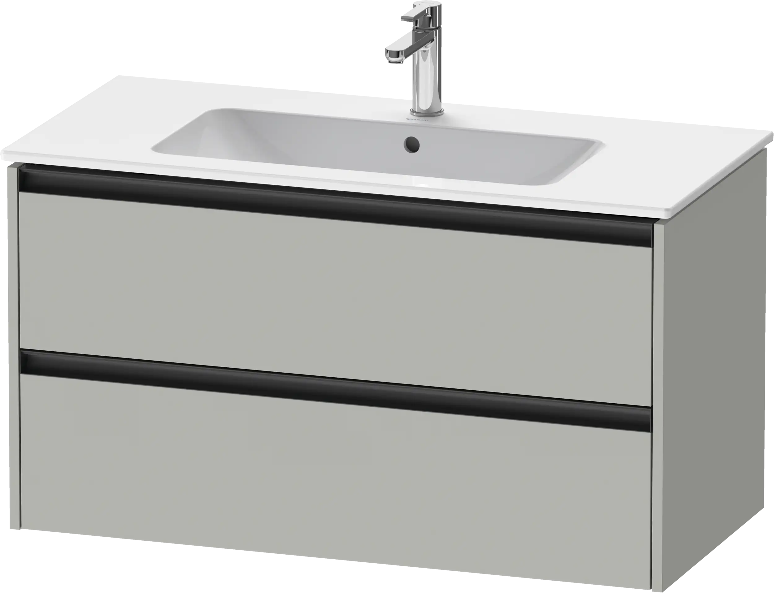 Duravit Ketho.2 39 3/4'' Wall Mount Two Drawer Single Vanity Cabinet, Sink Sold Separately