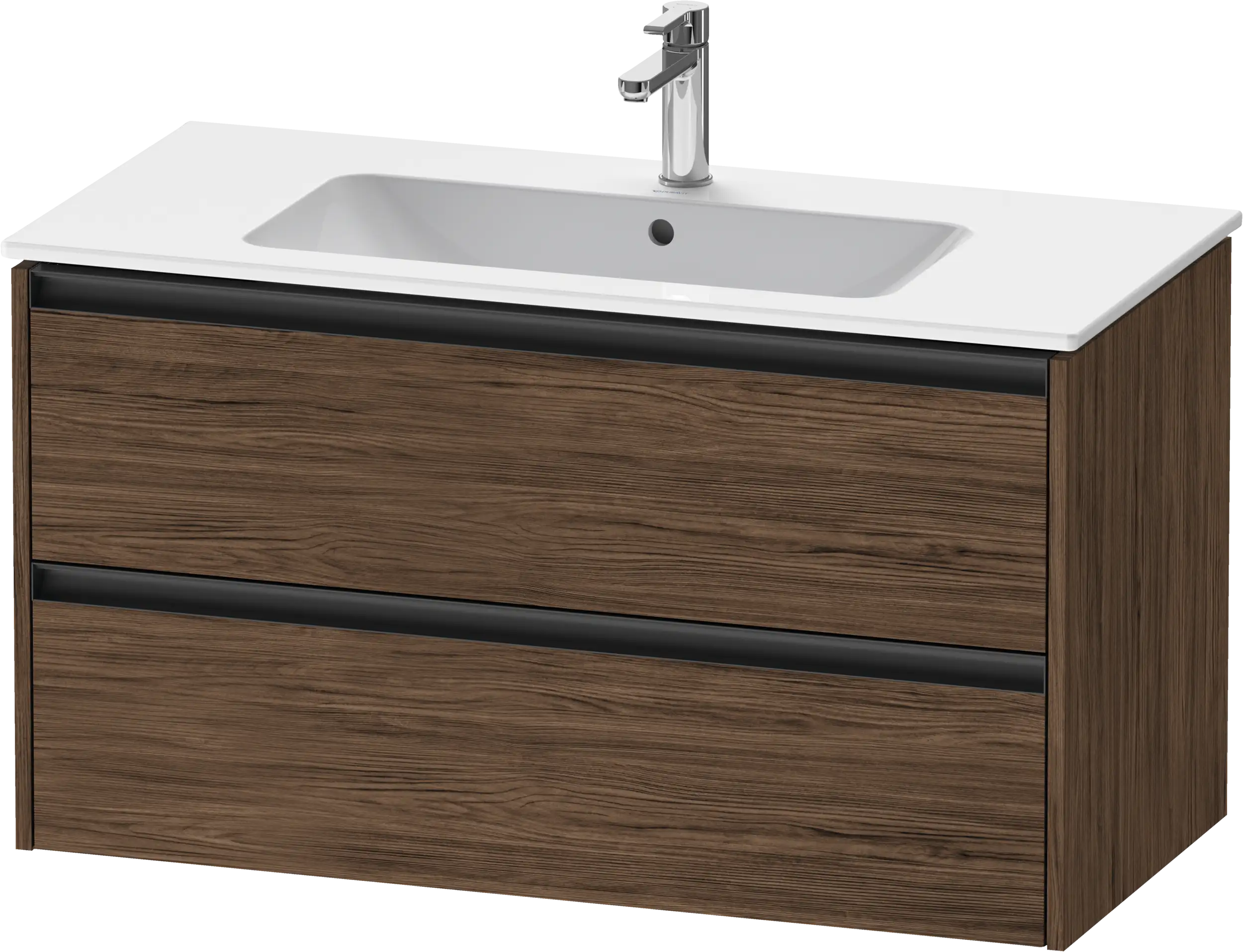 Duravit Ketho.2 39 3/4'' Wall Mount Two Drawer Single Vanity Cabinet, Sink Sold Separately