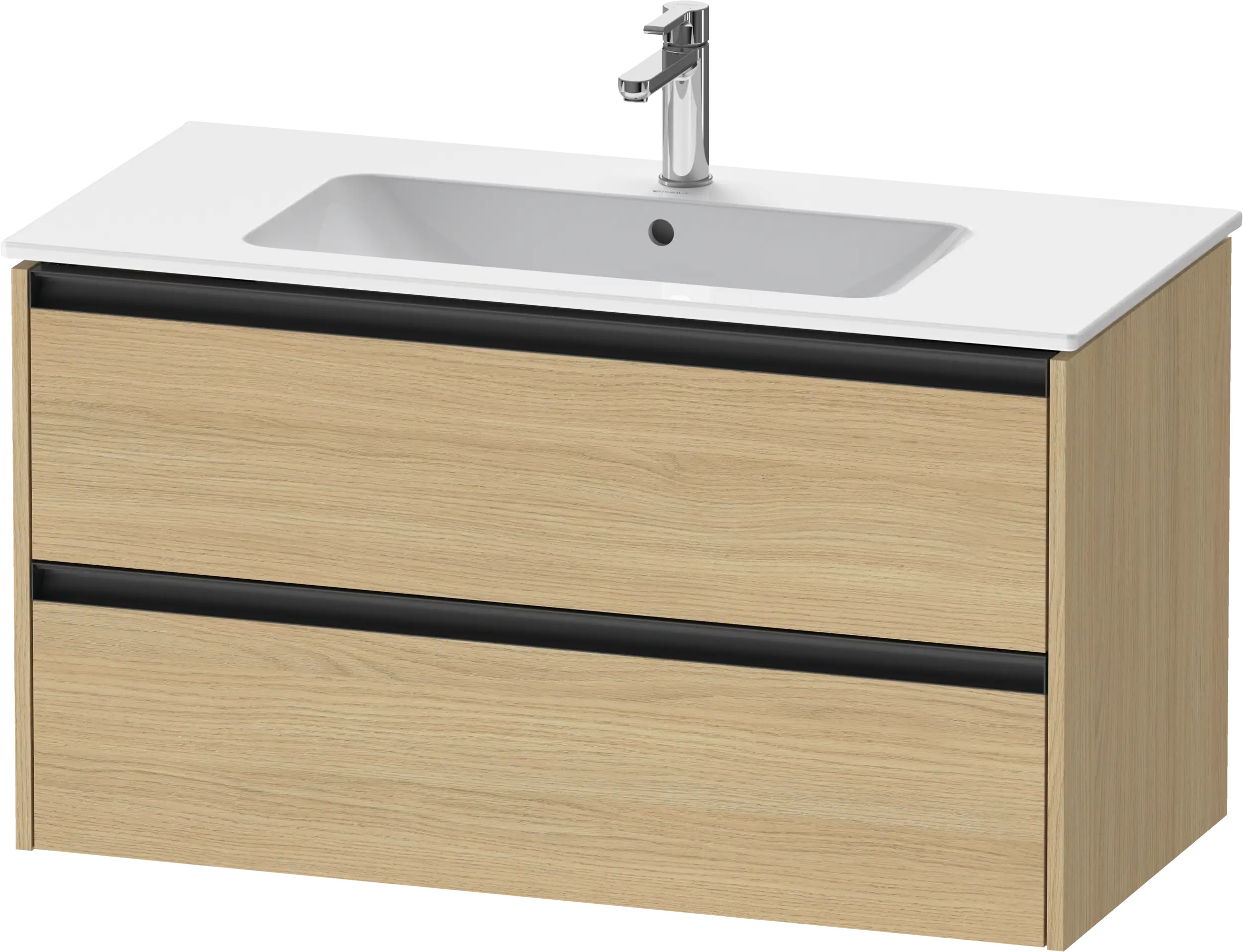 Duravit Ketho.2 39 3/4'' Wall Mount Two Drawer Single Vanity Cabinet, Sink Sold Separately