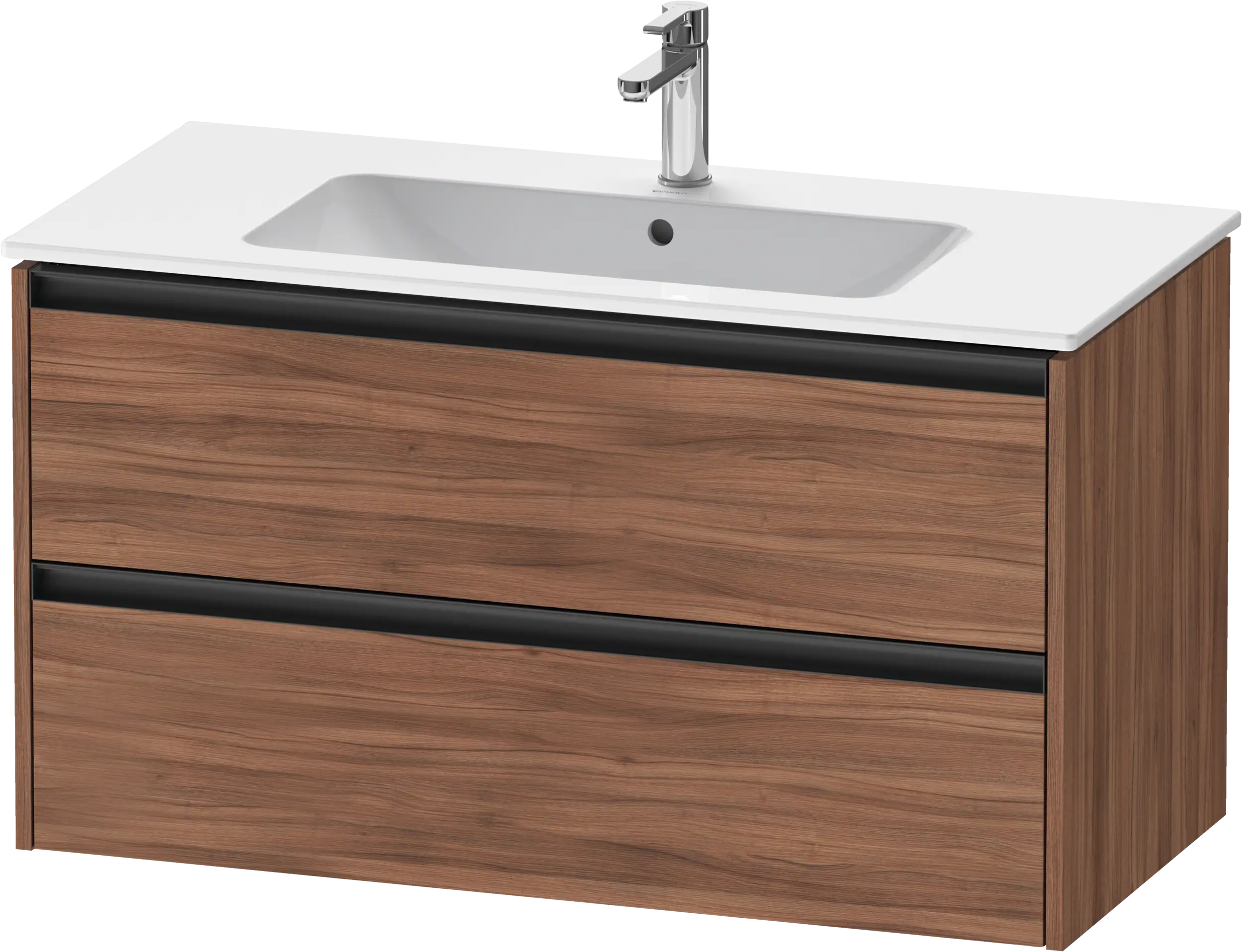 Duravit Ketho.2 39 3/4'' Wall Mount Two Drawer Single Vanity Cabinet, Sink Sold Separately