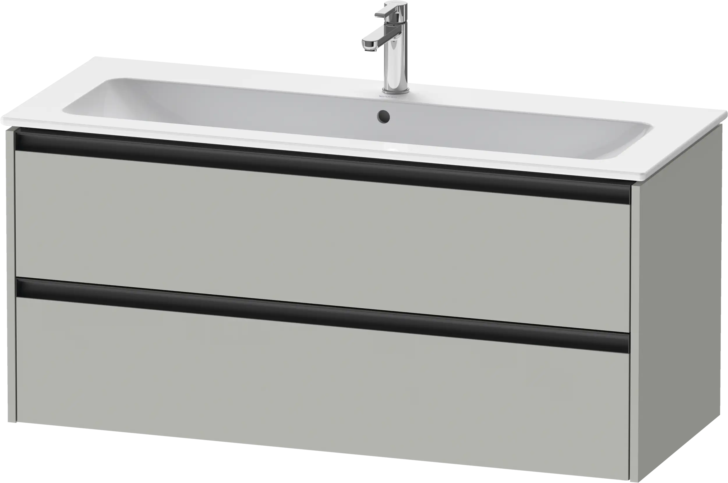Duravit Ketho.2 47 5/8'' Wall Mount Two Drawer Single Vanity Cabinet, Sink Sold Separately