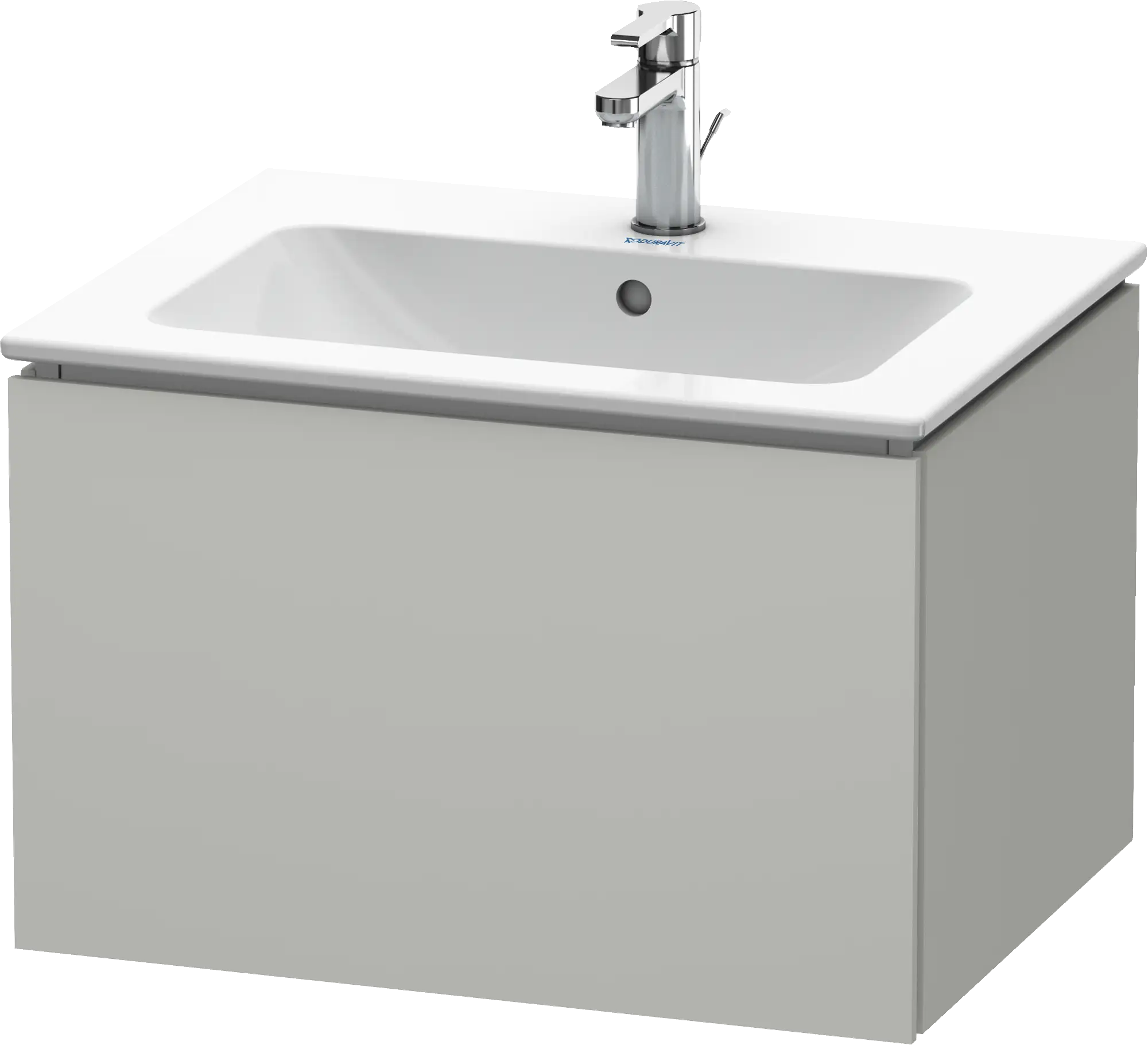 Duravit L-Cube 24 3/8'' Wall Mount One Drawer Single Vanity Cabinet, Sink Sold Separately
