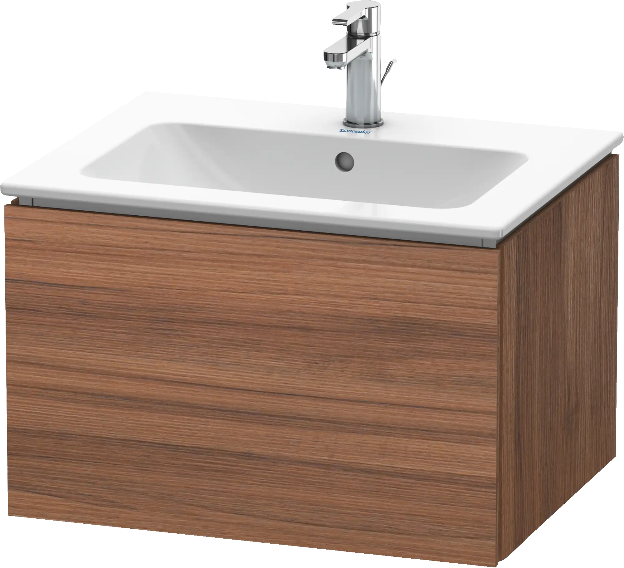 Duravit L-Cube 24 3/8'' Wall Mount One Drawer Single Vanity Cabinet, Sink Sold Separately