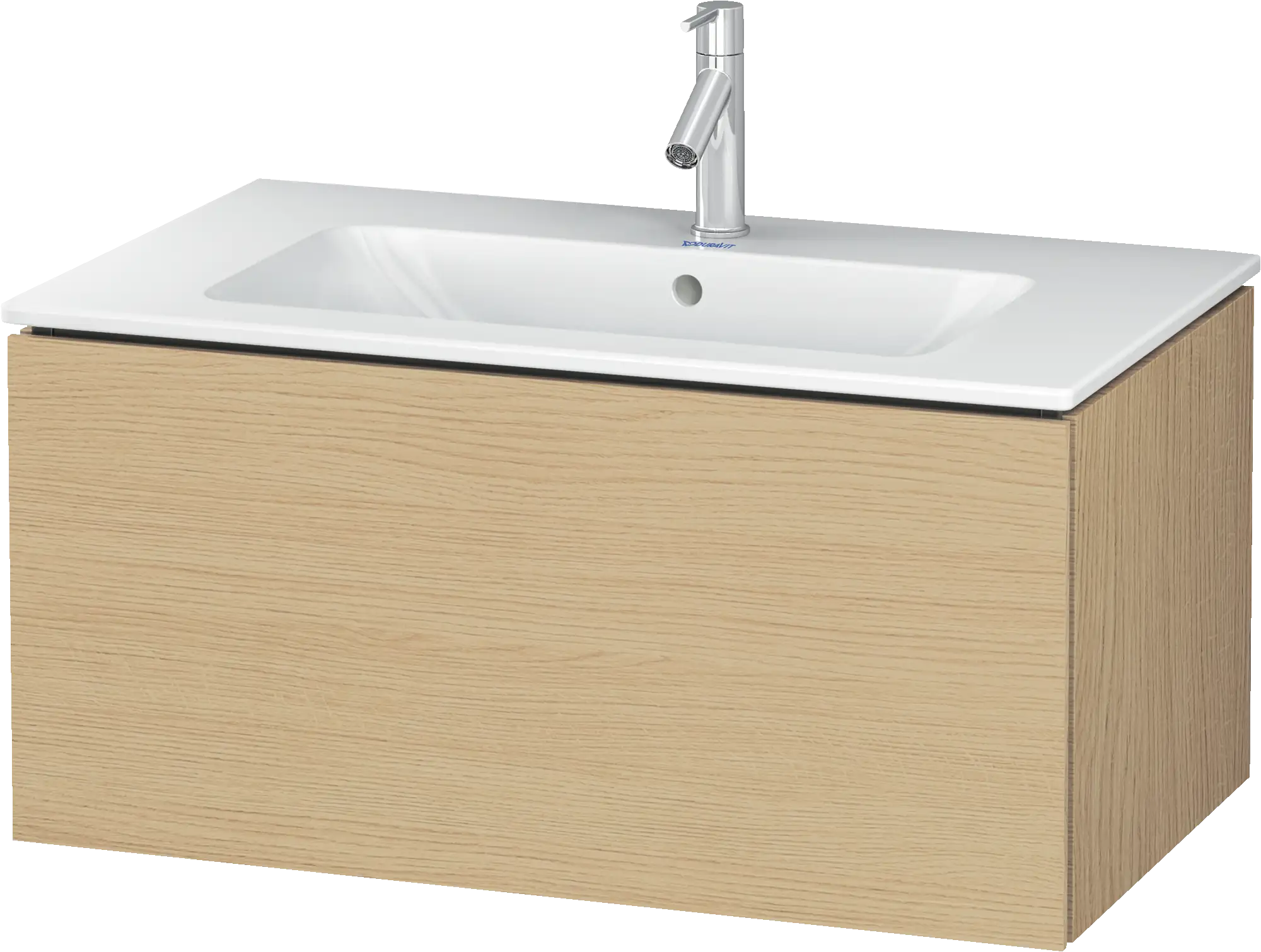 Duravit L-Cube 32 1/4'' Wall Mount One Drawer Single Vanity Cabinet, Sink Sold Separately