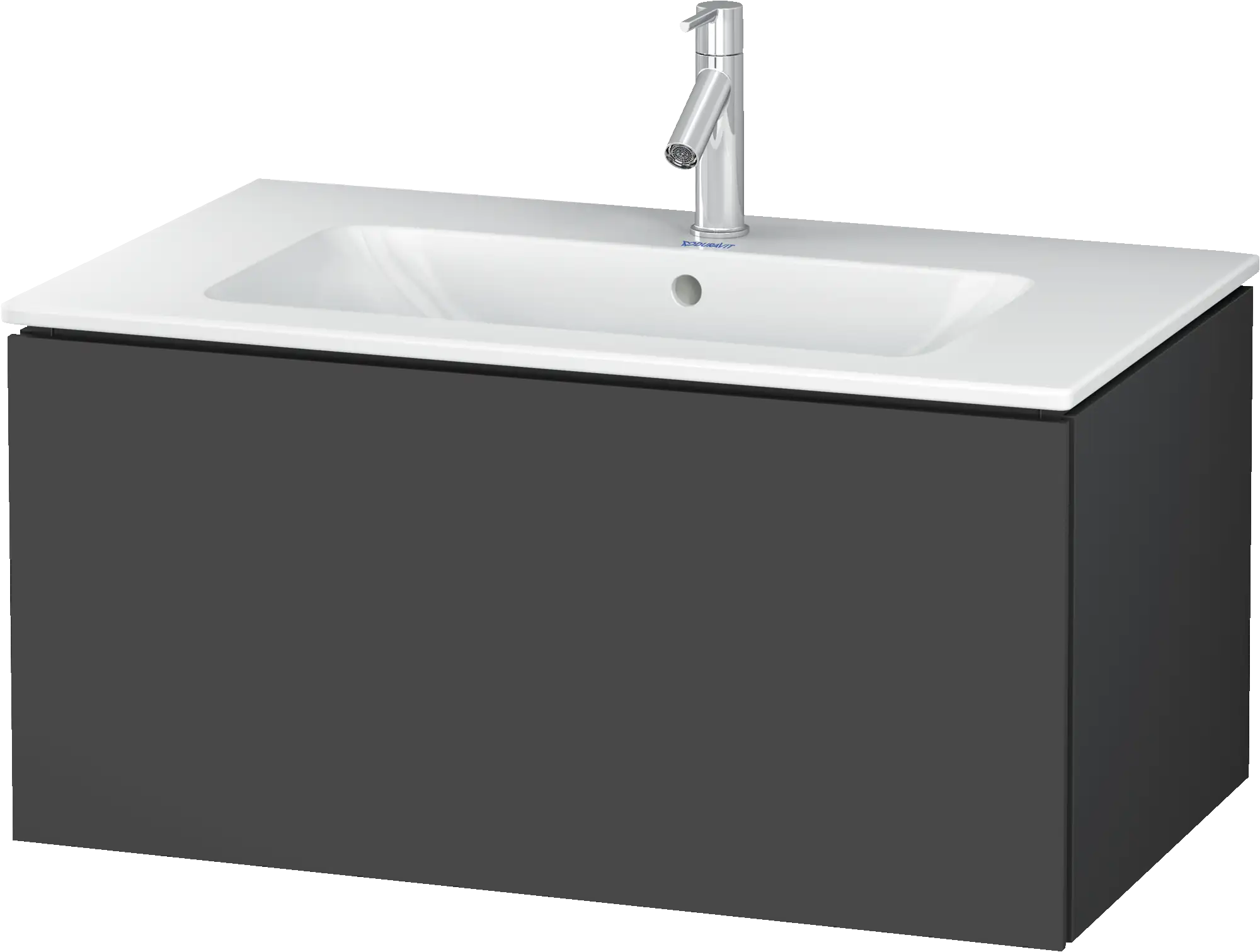 Duravit L-Cube 32 1/4'' Wall Mount One Drawer Single Vanity Cabinet, Sink Sold Separately