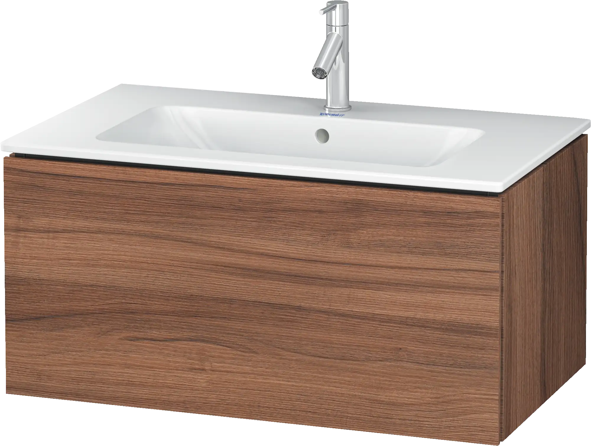 Duravit L-Cube 32 1/4'' Wall Mount One Drawer Single Vanity Cabinet, Sink Sold Separately