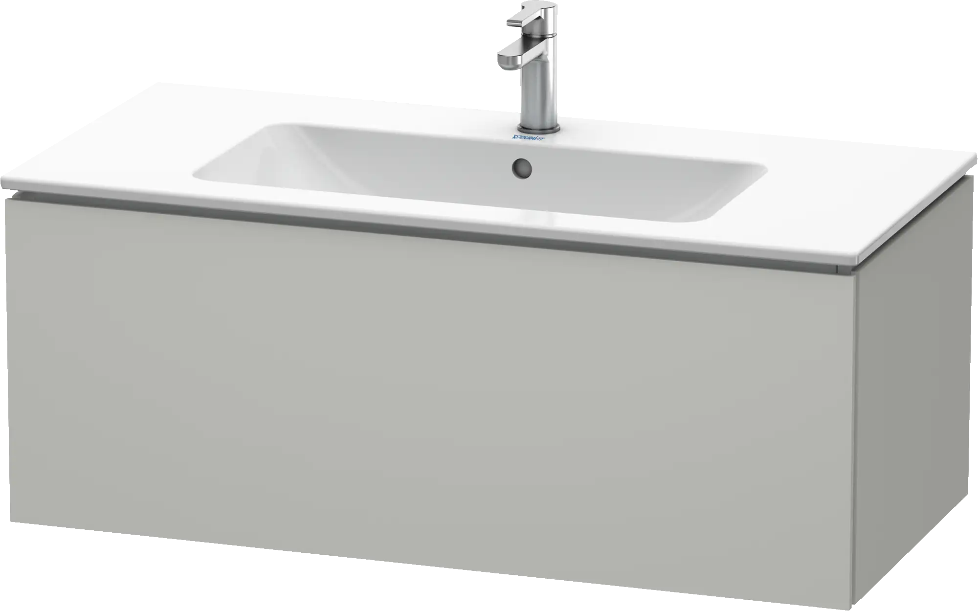 Duravit L-Cube 40 1/8'' Wall Mount One Drawer Single Vanity Cabinet, Sink Sold Separately