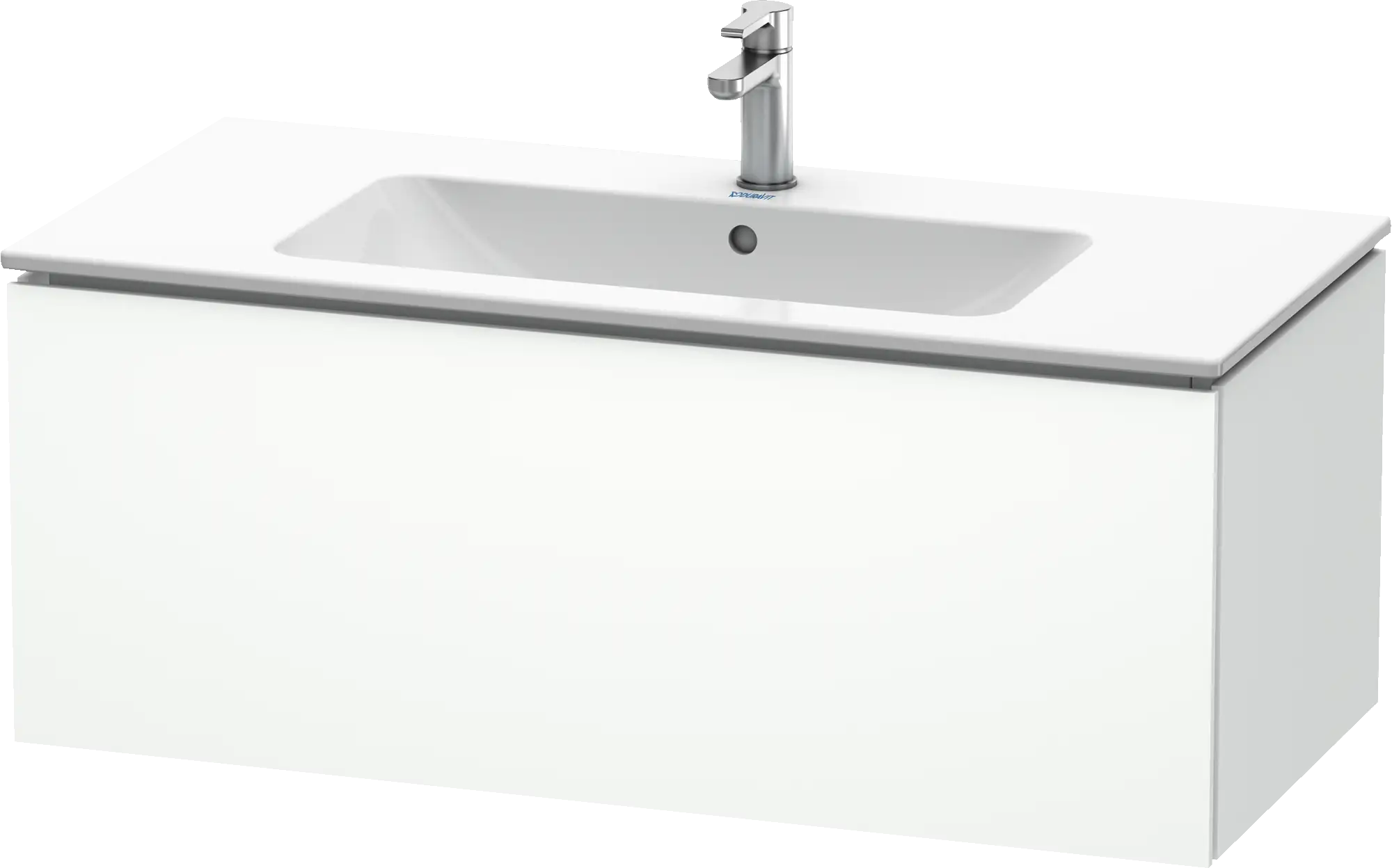 Duravit L-Cube 40 1/8'' Wall Mount One Drawer Single Vanity Cabinet, Sink Sold Separately