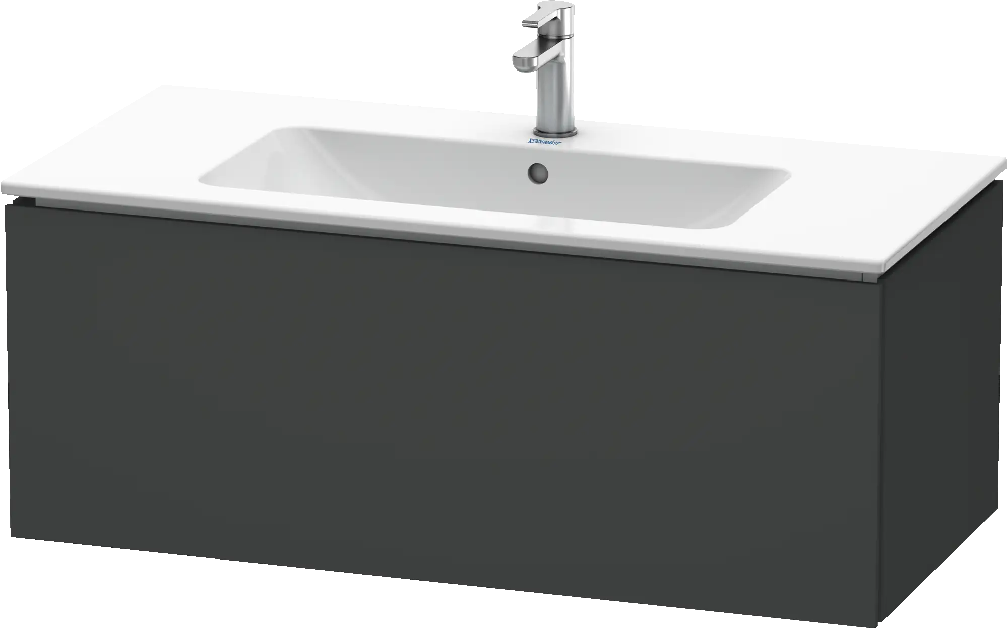 Duravit L-Cube 40 1/8'' Wall Mount One Drawer Single Vanity Cabinet, Sink Sold Separately