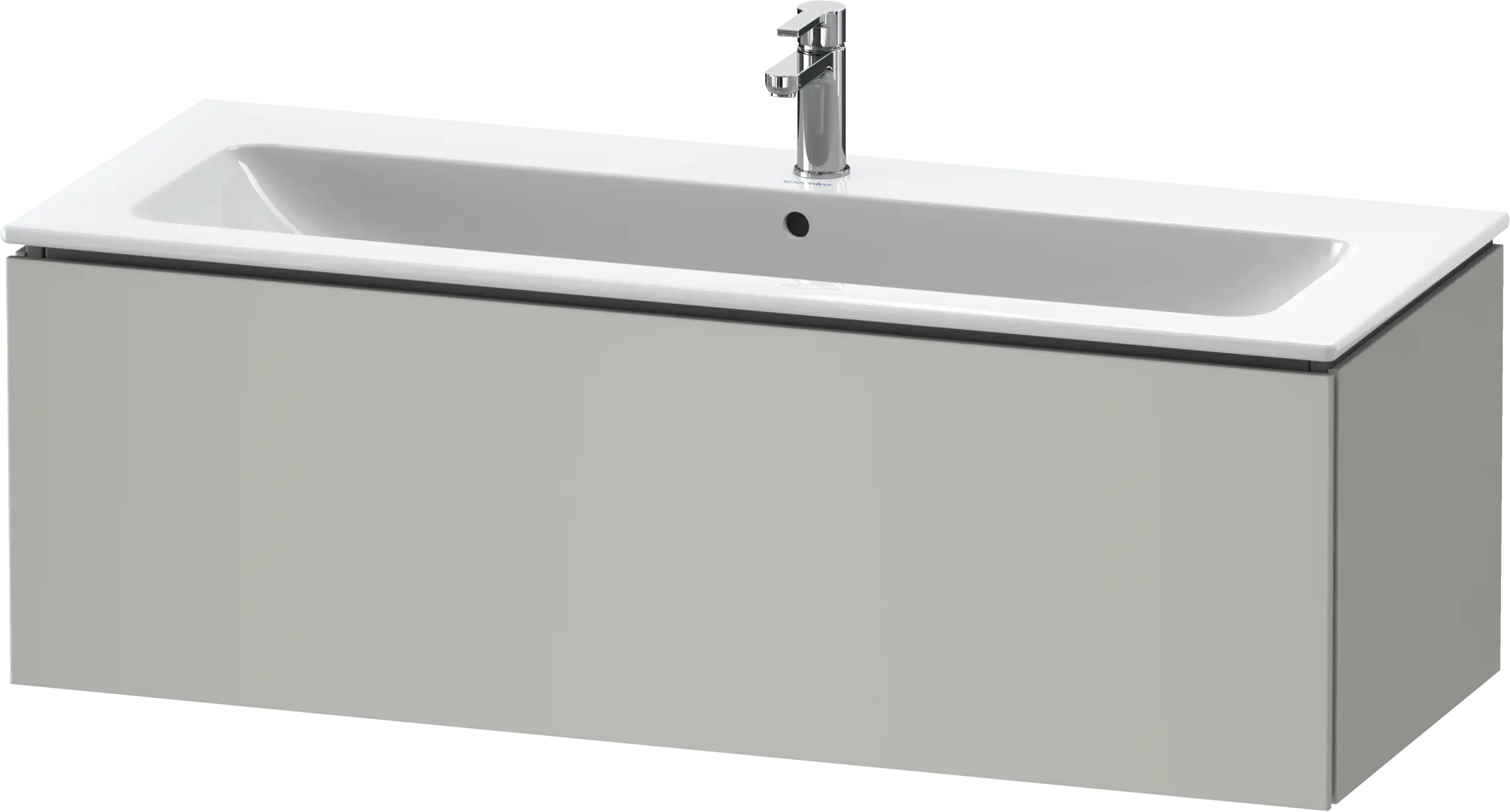 Duravit L-Cube 48'' Wall Mount One Drawer Single Vanity Cabinet, Sink Sold Separately