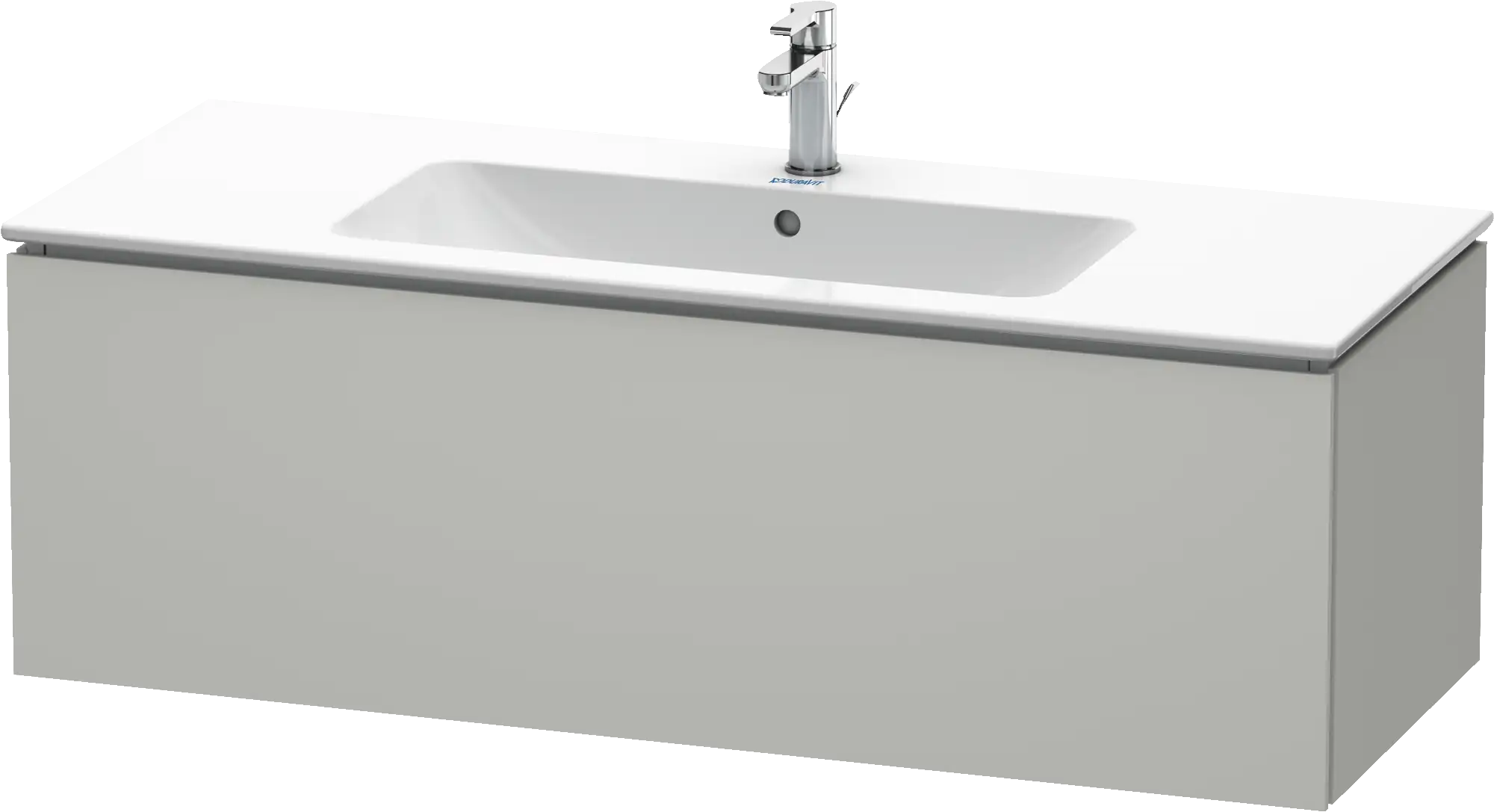 Duravit L-Cube 48'' Wall Mount One Drawer Single Vanity Cabinet, Sink Sold Separately