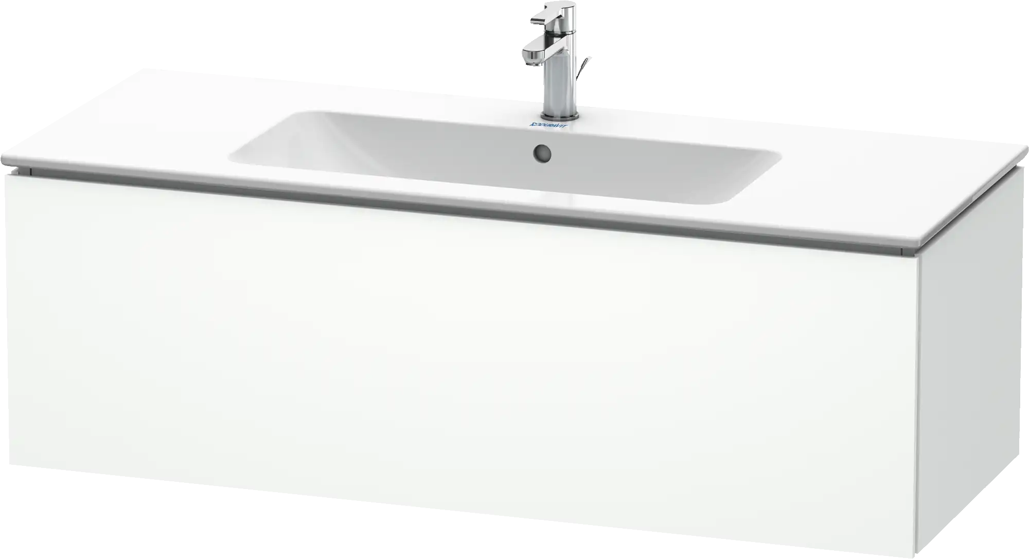 Duravit L-Cube 48'' Wall Mount One Drawer Single Vanity Cabinet, Sink Sold Separately
