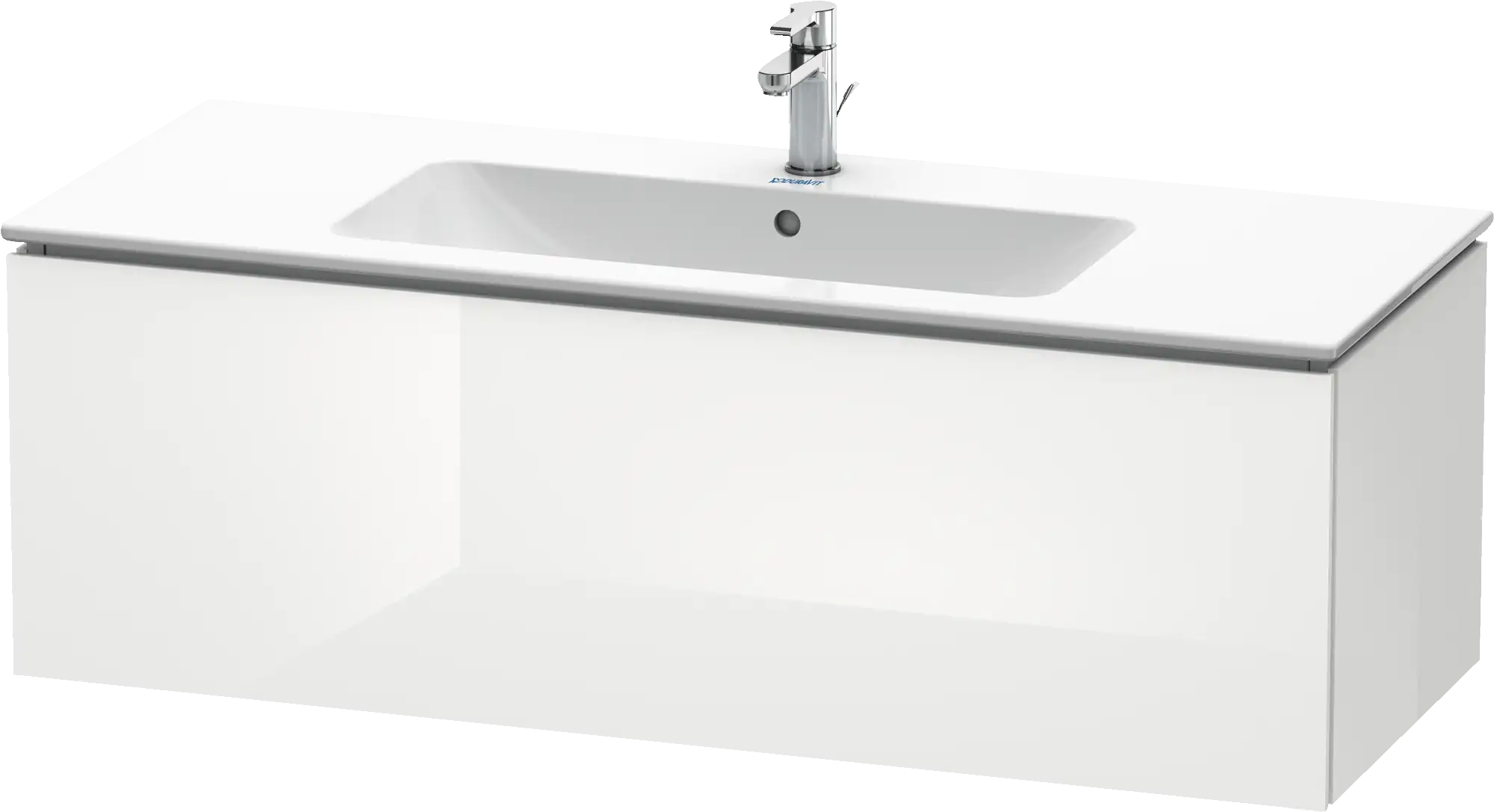 Duravit L-Cube 48'' Wall Mount One Drawer Single Vanity Cabinet, Sink Sold Separately
