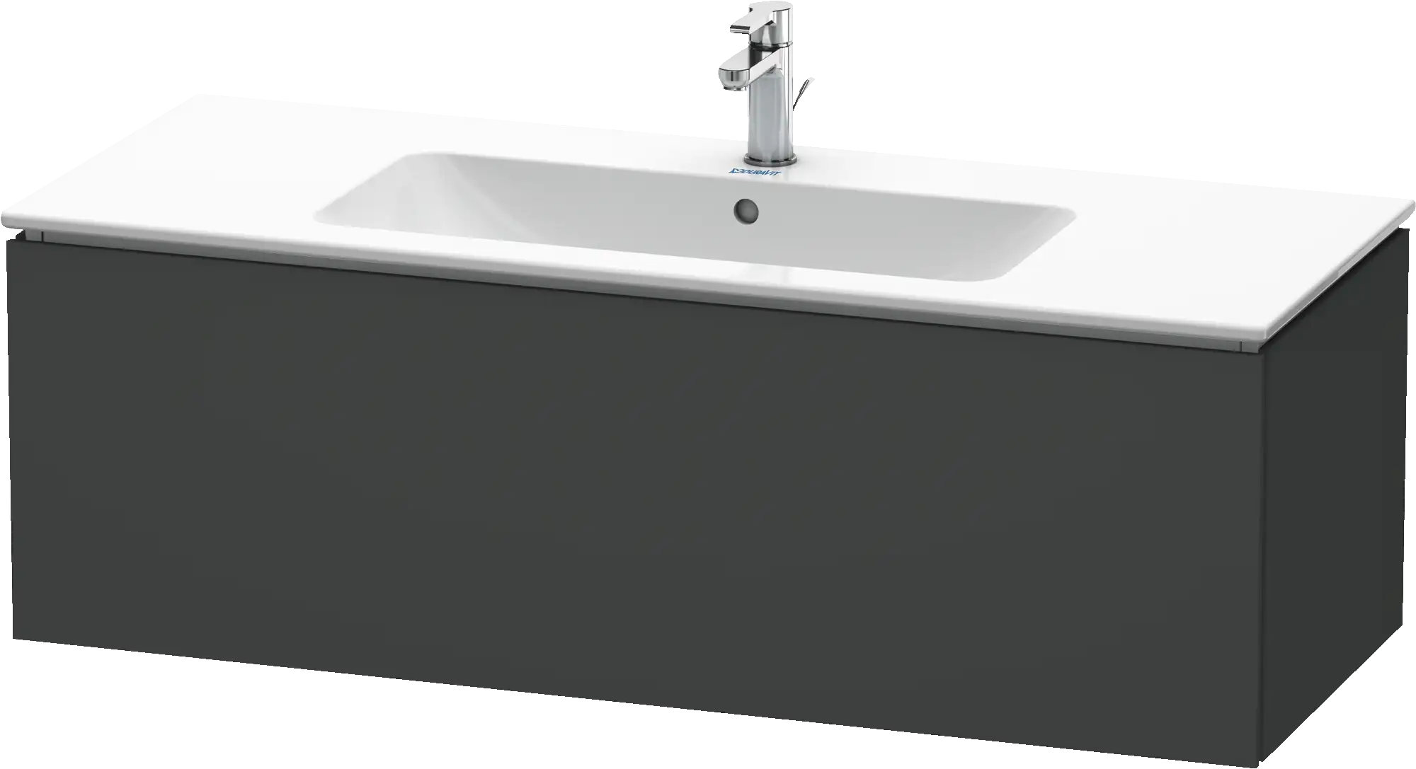 Duravit L-Cube 48'' Wall Mount One Drawer Single Vanity Cabinet, Sink Sold Separately