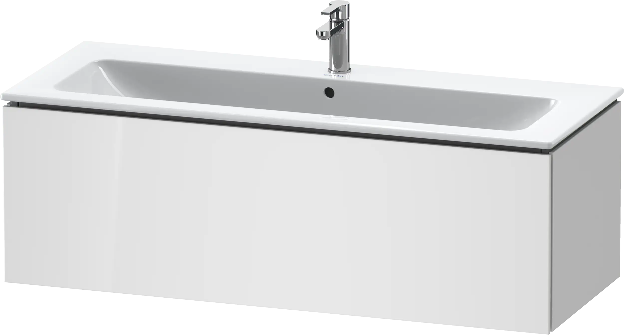 Duravit L-Cube 48'' Wall Mount One Drawer Single Vanity Cabinet, Sink Sold Separately