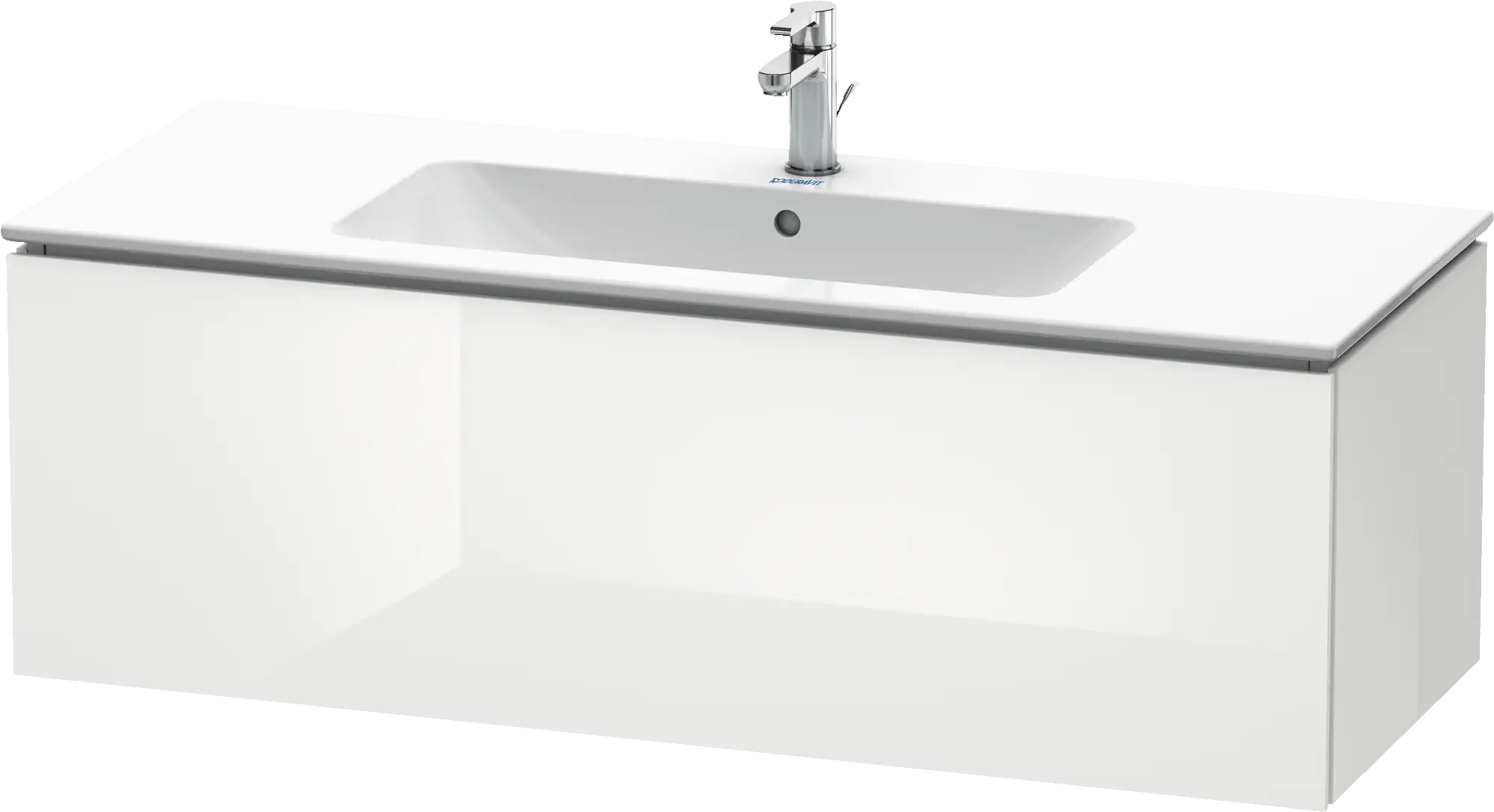 Duravit L-Cube 48'' Wall Mount One Drawer Single Vanity Cabinet, Sink Sold Separately