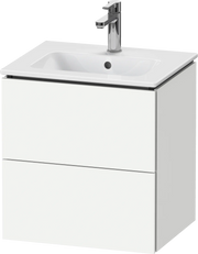 Duravit L-Cube 20 1/2'' Wall Mount Two Drawer Single Vanity Cabinet, Sink Sold Separately