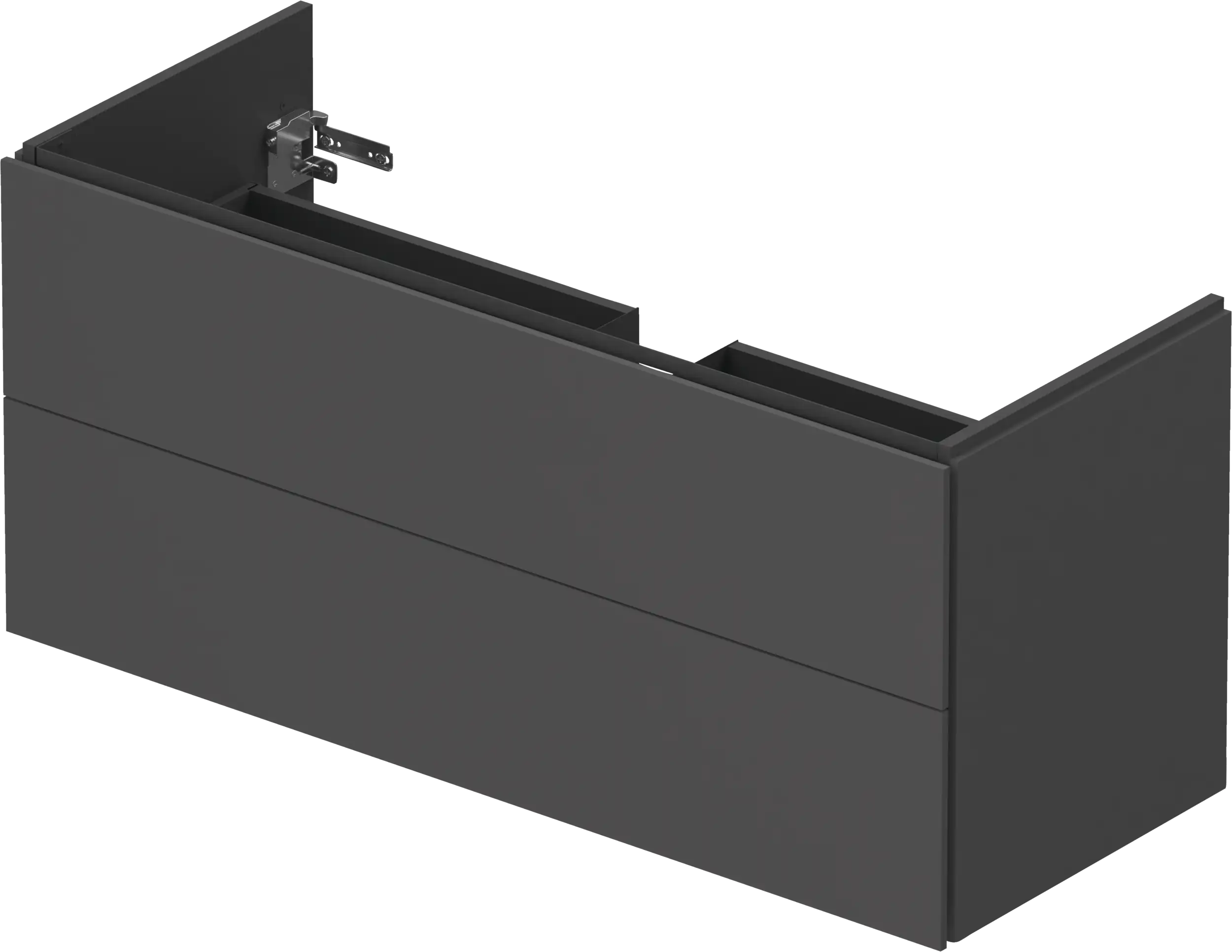 Duravit L-Cube 50 3/4'' Wall Mount Two Drawer Single Vanity Cabinet, Sink Sold Separately