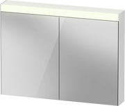 Light & Mirror 39 3/4'' x29 7/8'' 1 Left 1 Right Hinge 2 Door LED Rectangular Medicine Cabinet in Aluminum
