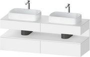 Duravit Qatego 63'' Double Vanity Cabinet, Sink Sold Separately