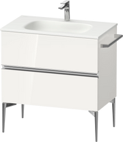 Duravit Sivida 31 7/8'' Wall Mount Two Drawer Single Vanity Cabinet, Sink Sold Separately