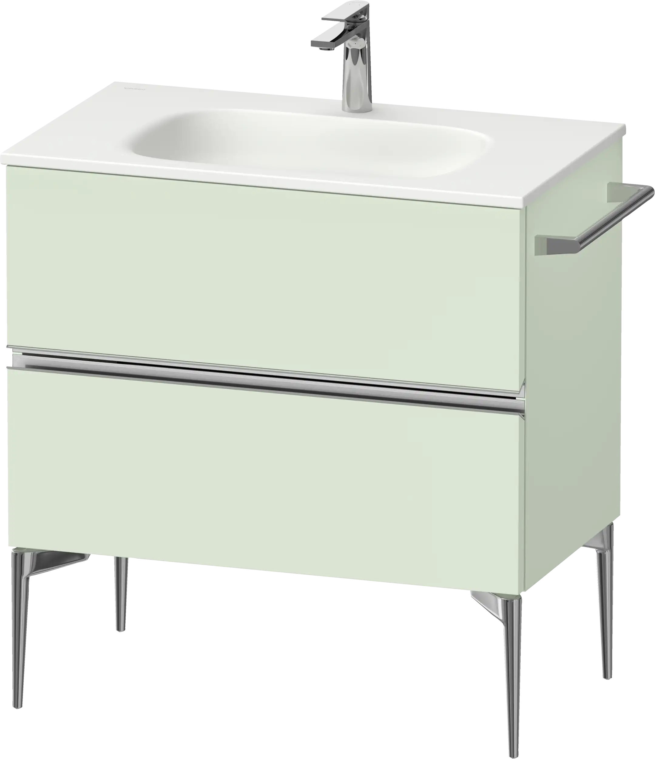 Duravit Sivida 31 7/8'' Wall Mount Two Drawer Single Vanity Cabinet, Sink Sold Separately