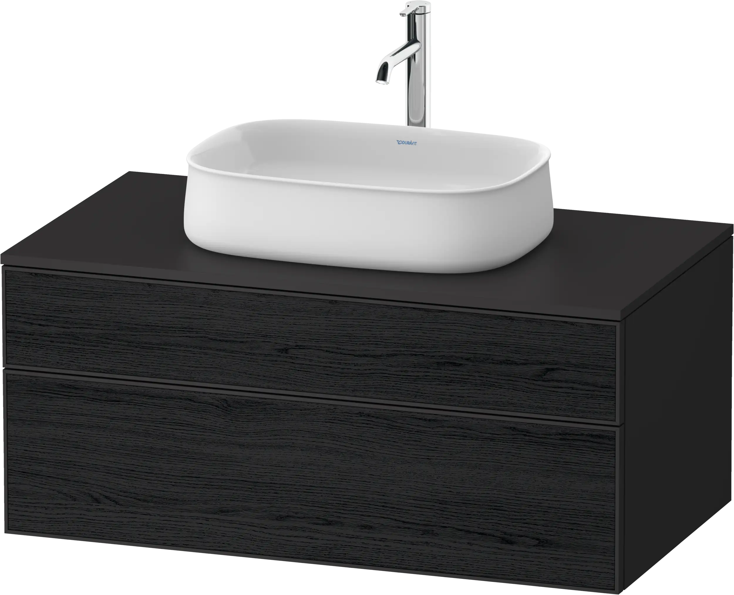 Duravit Zencha 39 3/8'' Wall Mount Two Drawer Single Vanity Cabinet, Sink Sold Separately