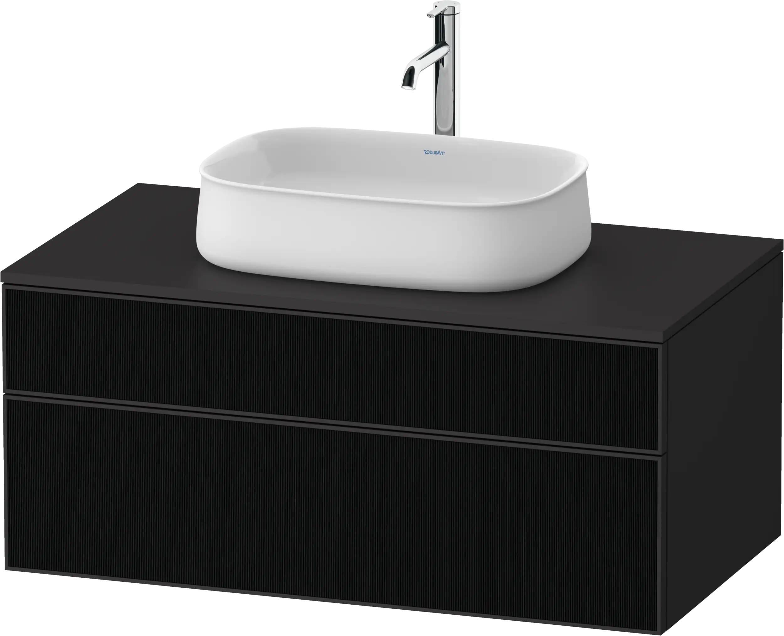Duravit Zencha 39 3/8'' Wall Mount Two Drawer Single Vanity Cabinet, Sink Sold Separately