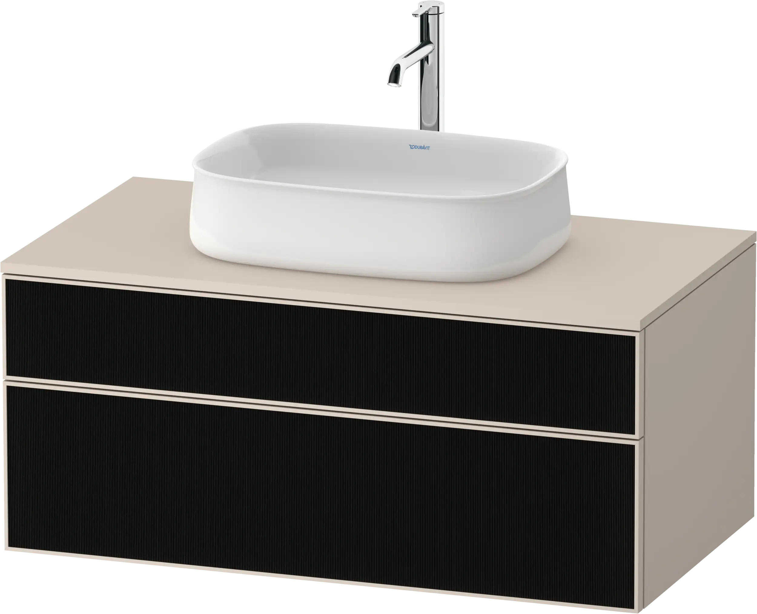 Duravit Zencha 39 3/8'' Wall Mount Two Drawer Single Vanity Cabinet, Sink Sold Separately