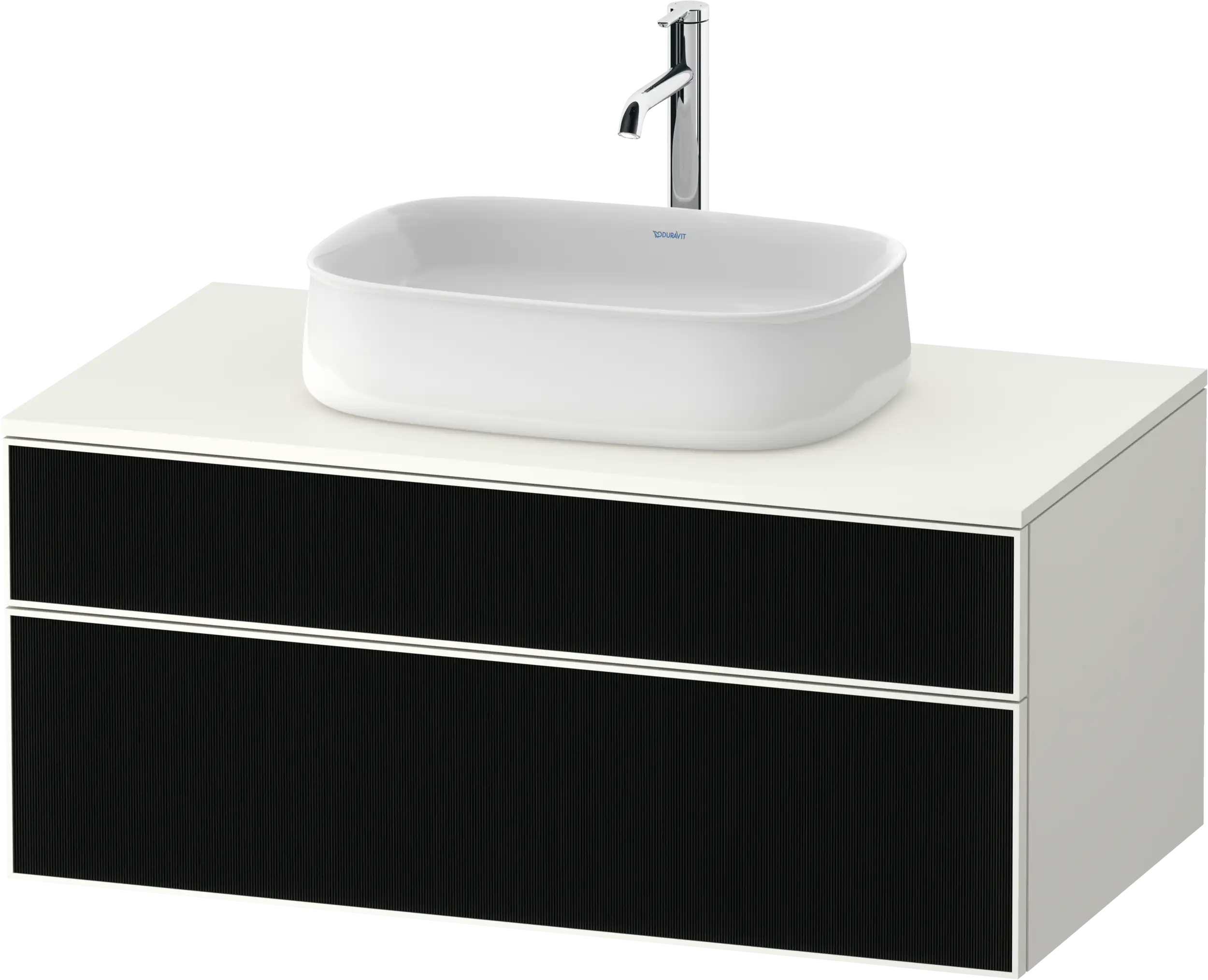 Duravit Zencha 39 3/8'' Wall Mount Two Drawer Single Vanity Cabinet, Sink Sold Separately