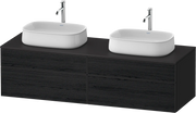 Duravit Zencha 39 3/8'' Wall Mount Double Vanity Cabinet, Sink Sold Separately