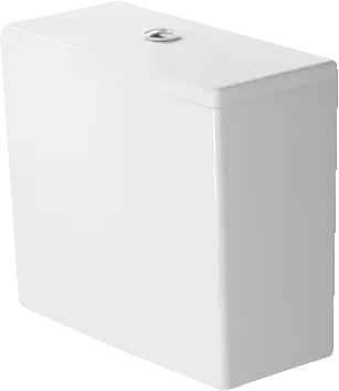 Duravit ME by Starck 1.28 GPF Single Flush Toilet Tank in White with Top Push Button Flush