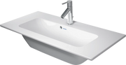 Duravit ME by Starck 32 5/8'' Rectangular Wall Mounted Sink in White with Single Faucet Hole and with Overflow